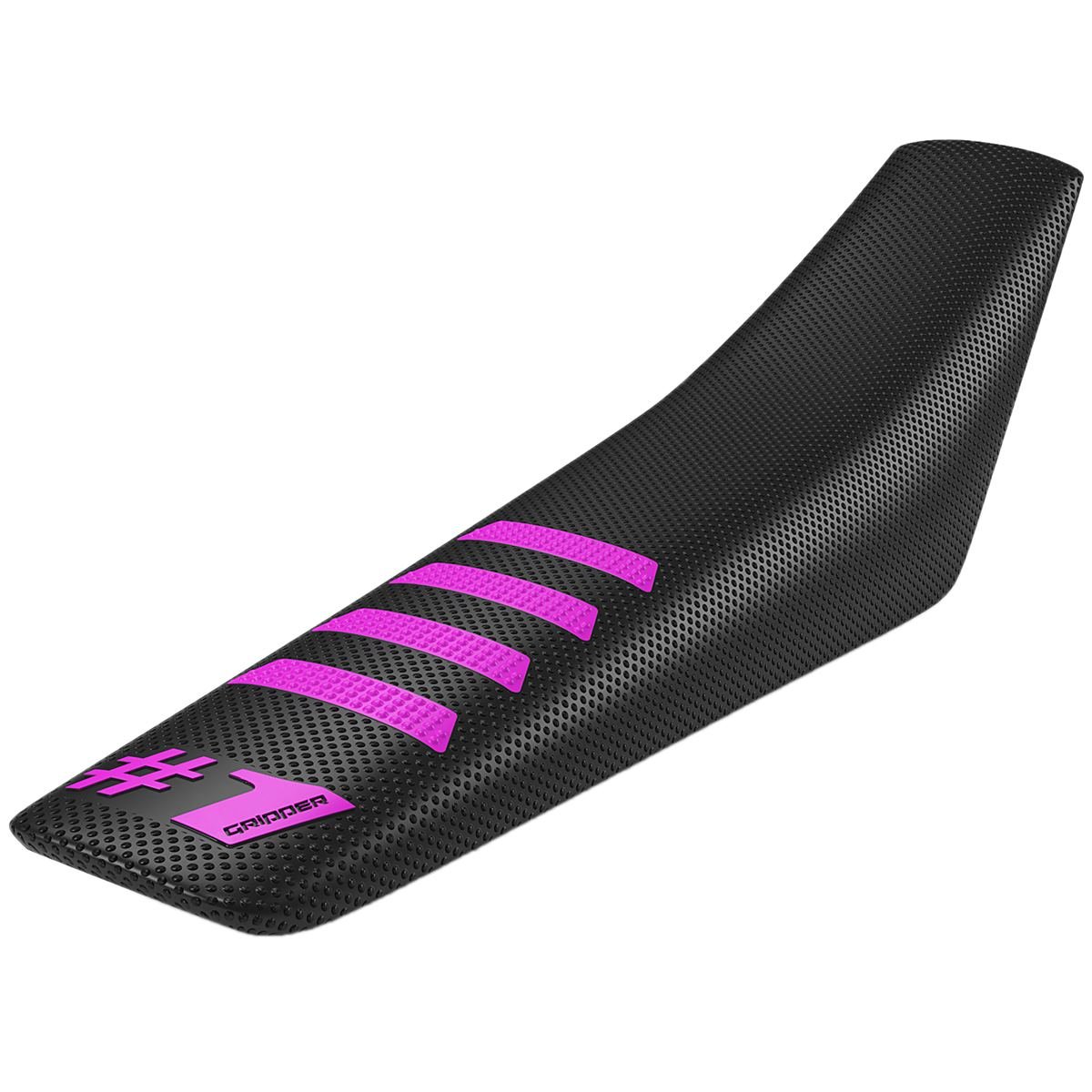 Onegripper Seat Cover Ribbed Black/Pink