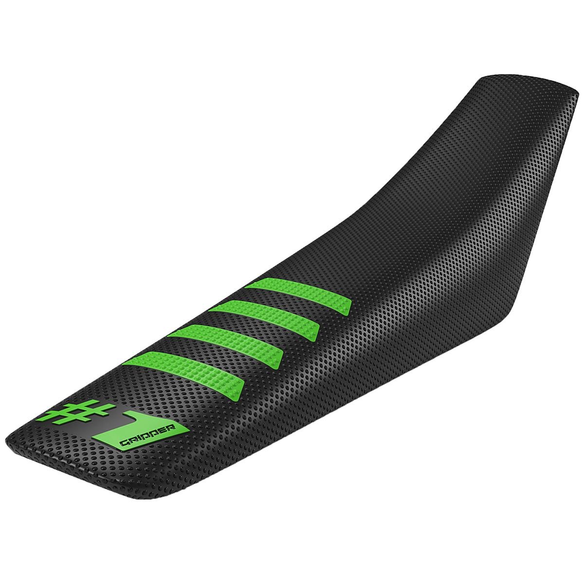 Onegripper Seat Cover Ribbed Black/Green