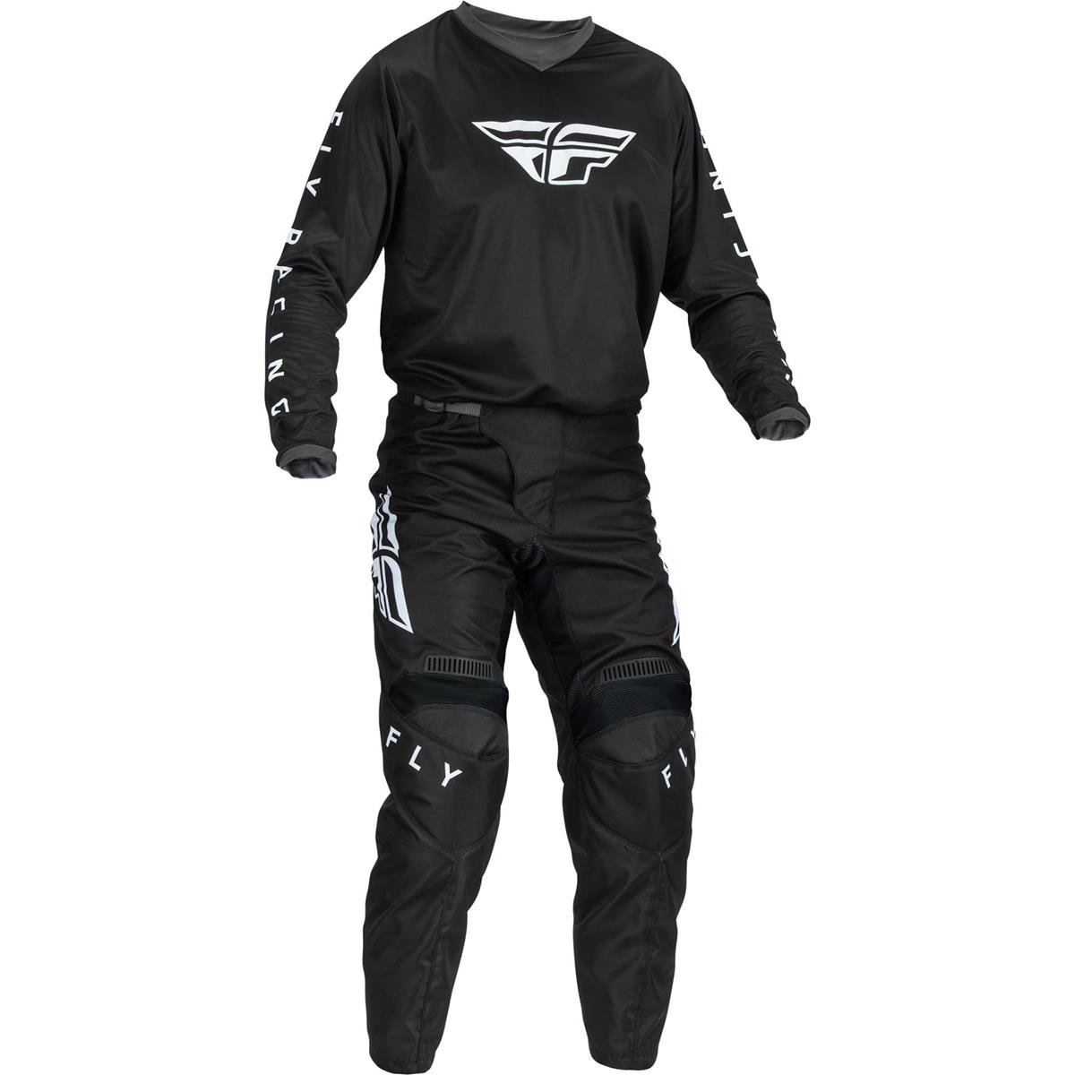 Fly Racing MX Gear Kit F-16 Set: 2 pieces, Black/White