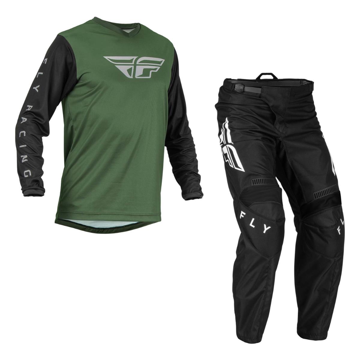 Fly Racing MX Gear Kit F-16 Set: 2 pieces, Olive/Black/White