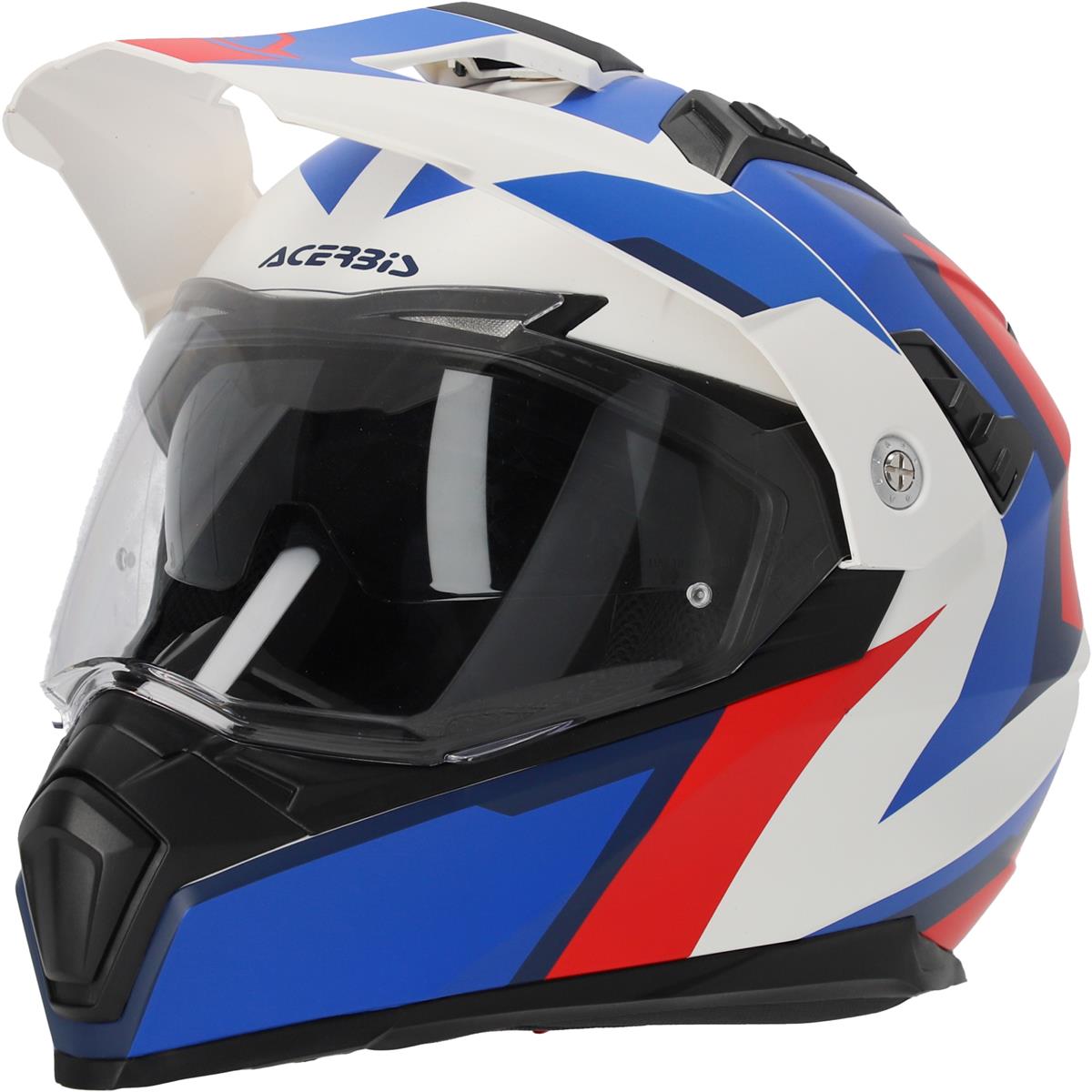 Acerbis Adventure Helmet Flip FS-606 22-06 White/Blue/Red