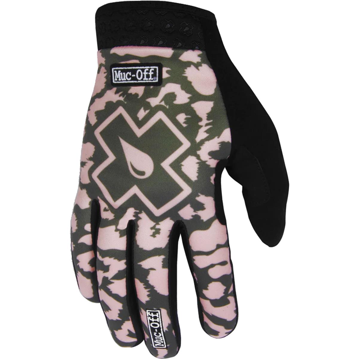 Muc-Off MTB Gloves  Green/Pink Leopard