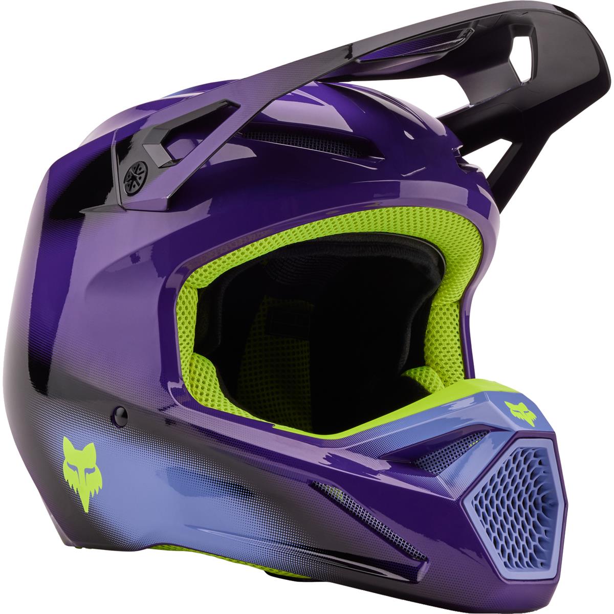 Fox MX Helmet V1 Interfere - Black/Blue