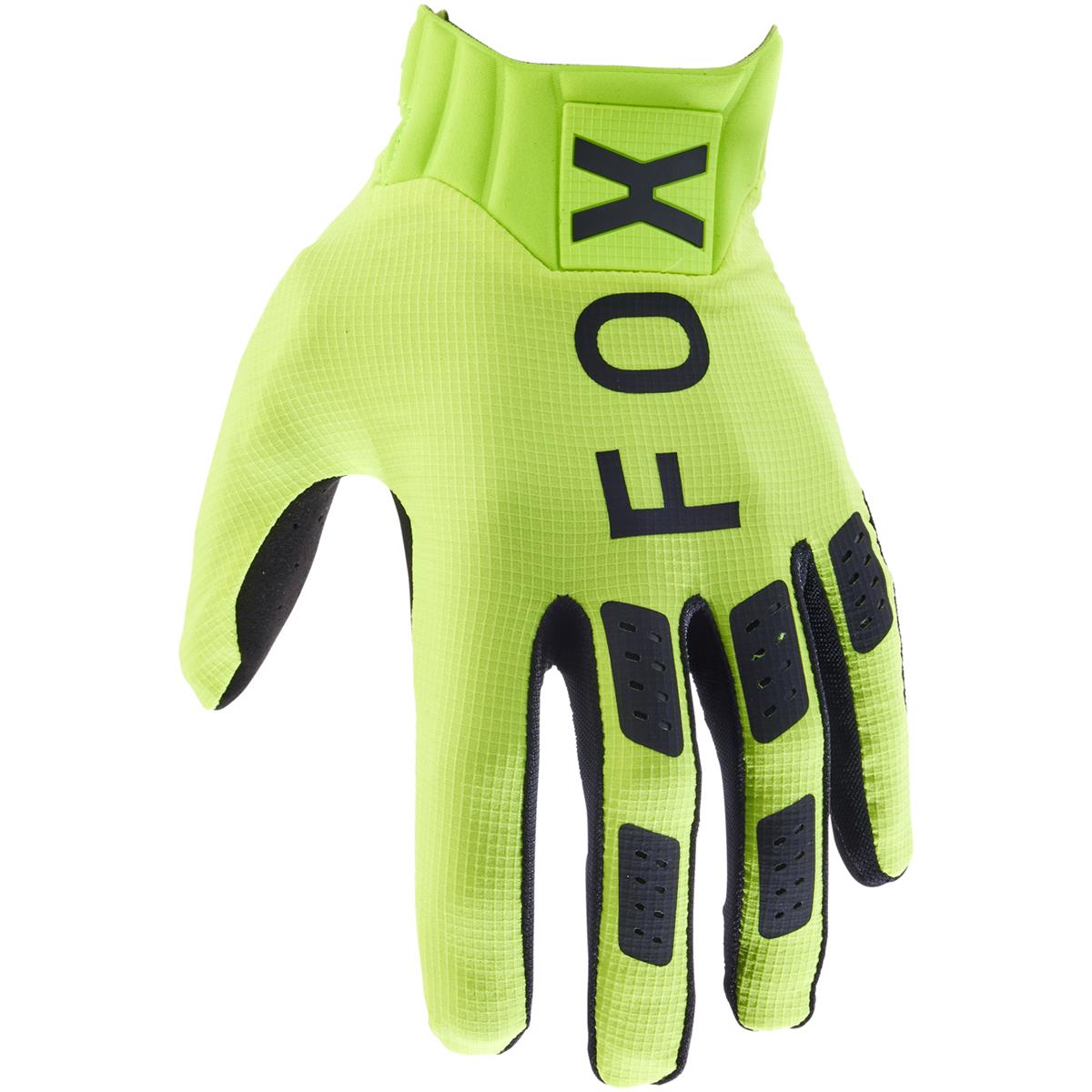 Fox Gloves Flexair Flo Yellow
