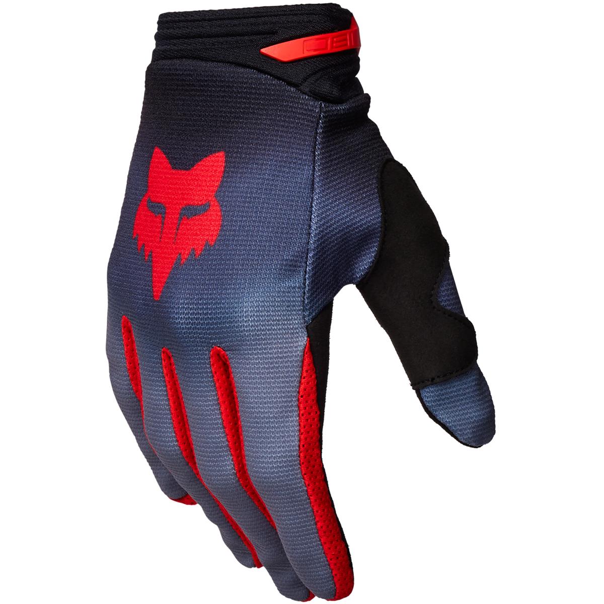 Fox Gloves 180 Interfere - Gray/Red