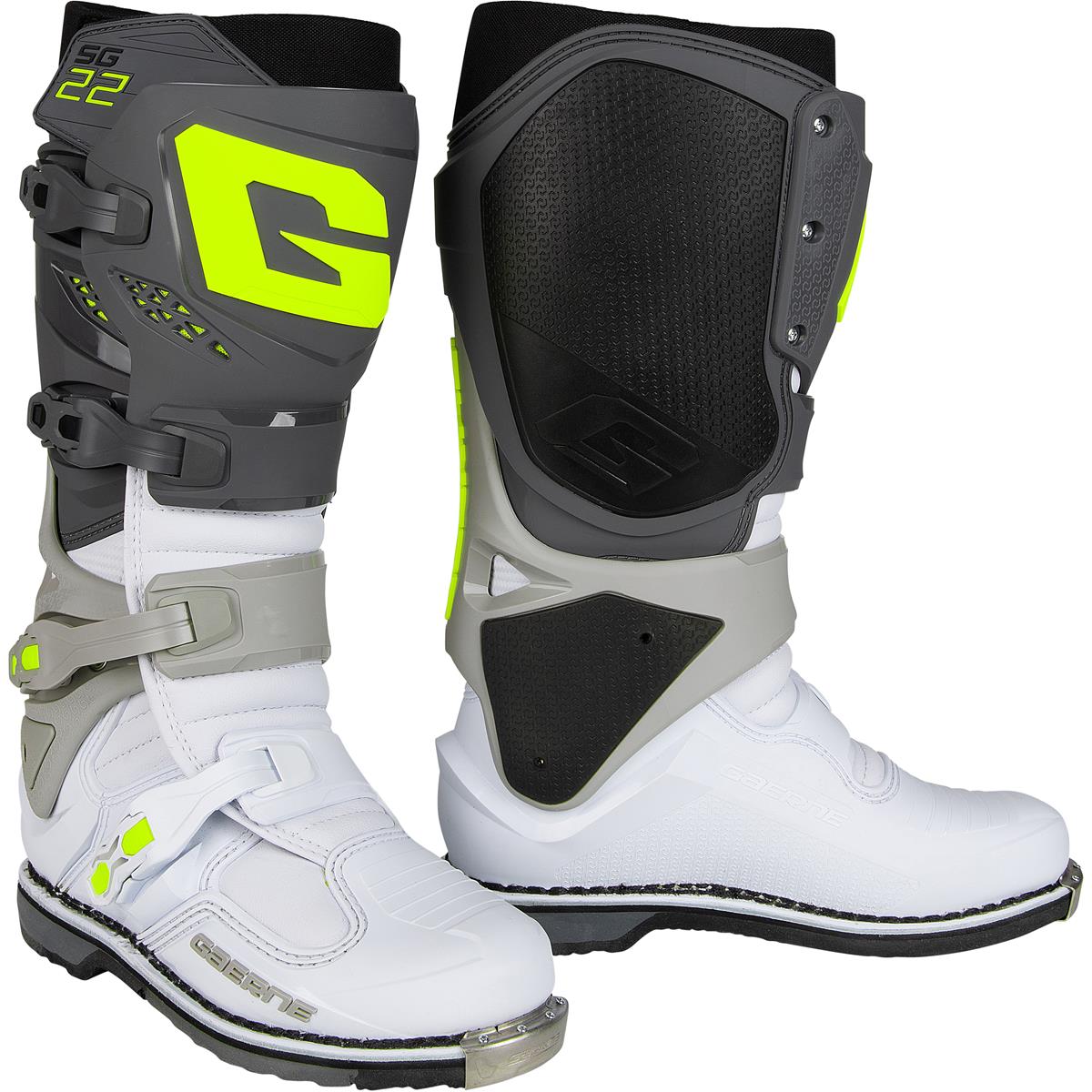 Gaerne MX Boots SG 22 Anthracite/White/Gray