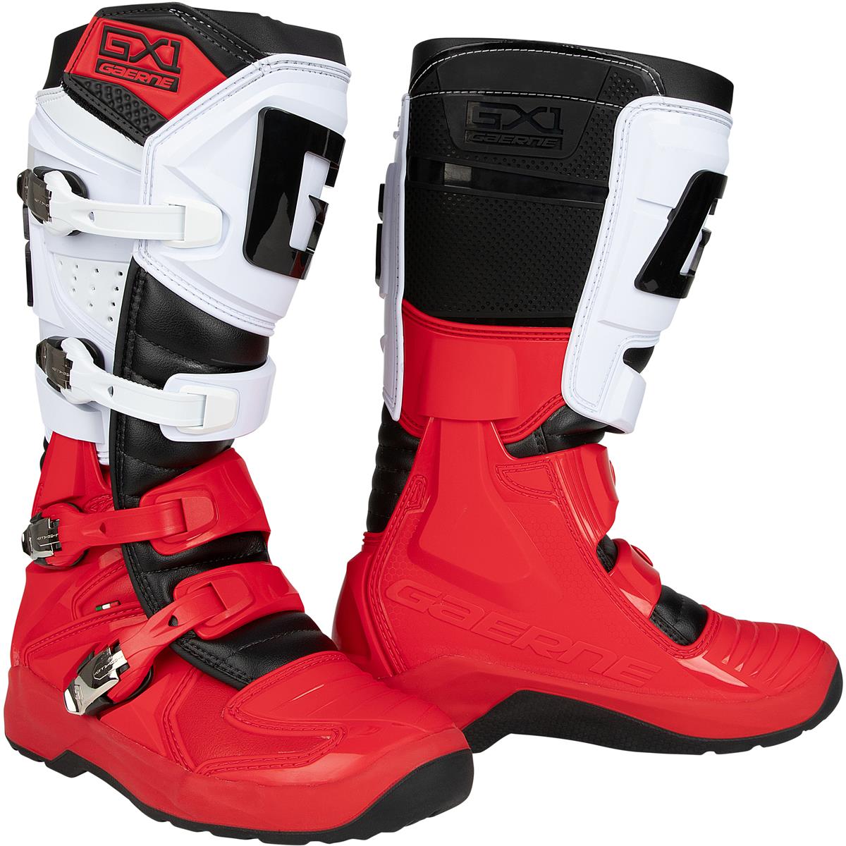 Gaerne Motocross-Stiefel GX-1 EVO Rot/Weiß