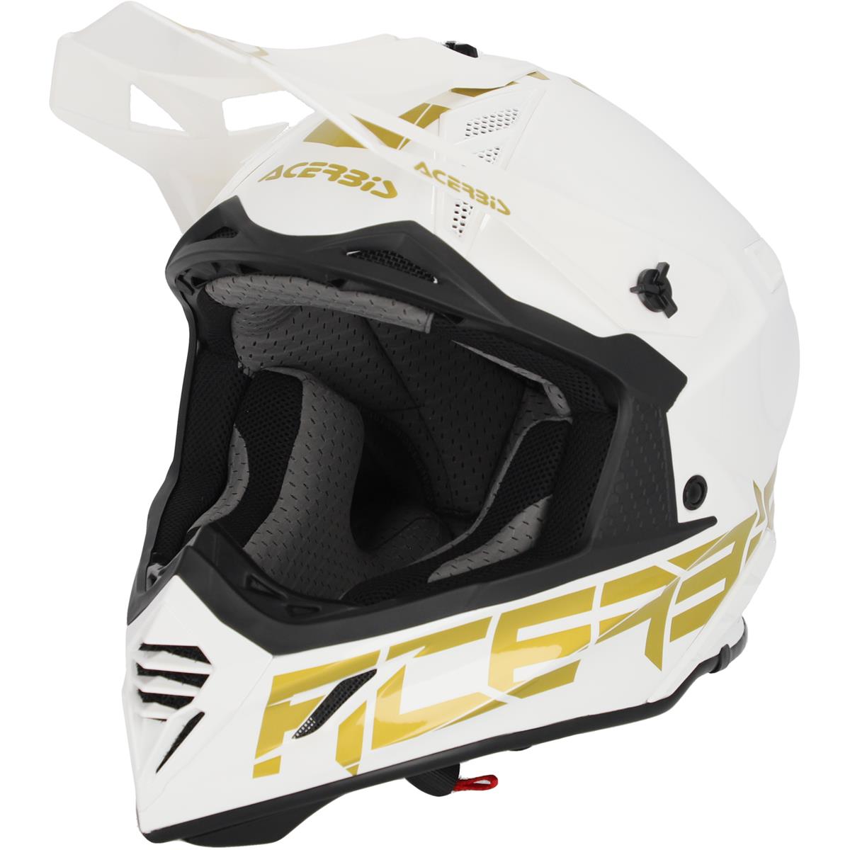 Acerbis MX Helmet X-Track 22-06 White/Gold