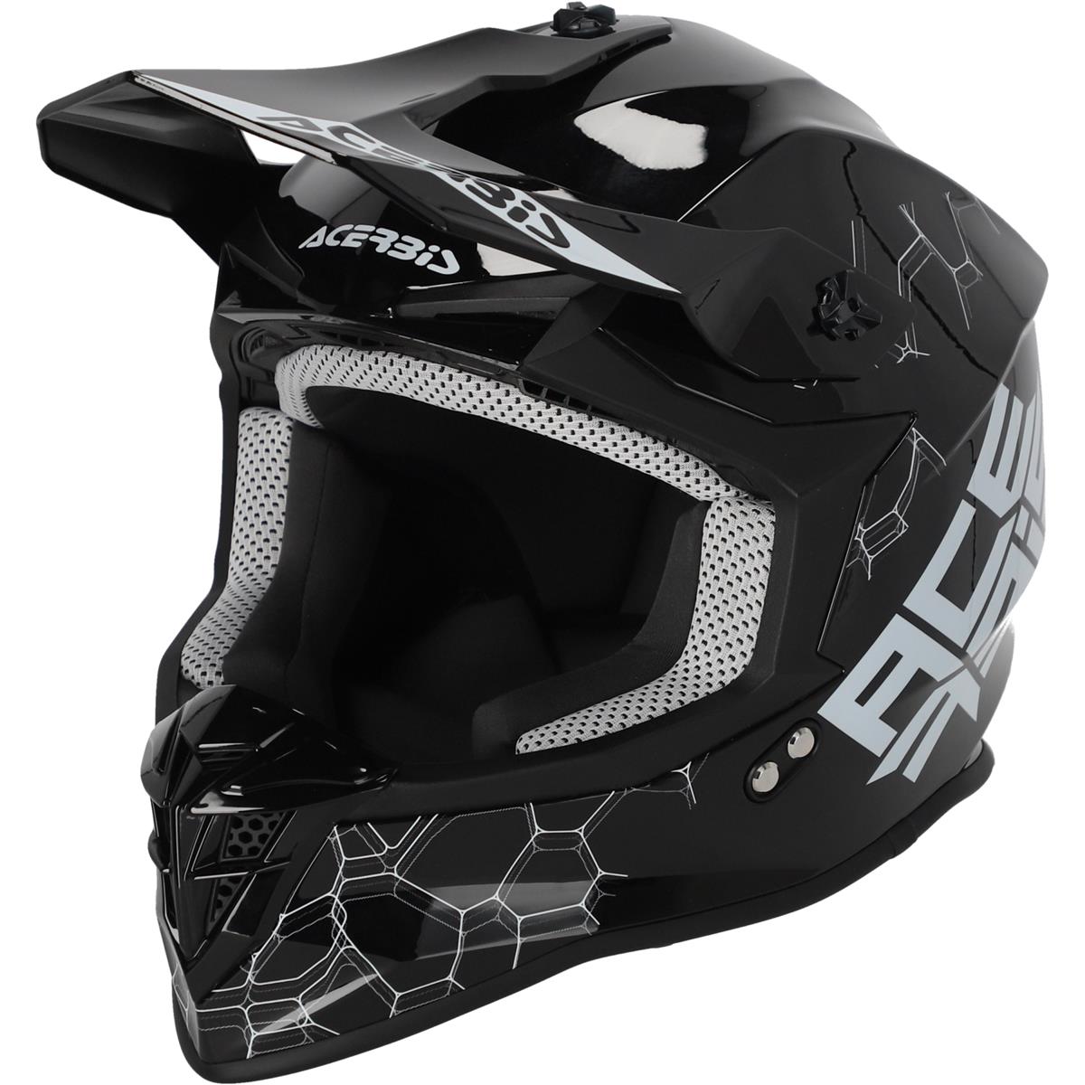 Acerbis Motocross-Helm Linear 22-06 Solid - Schwarz