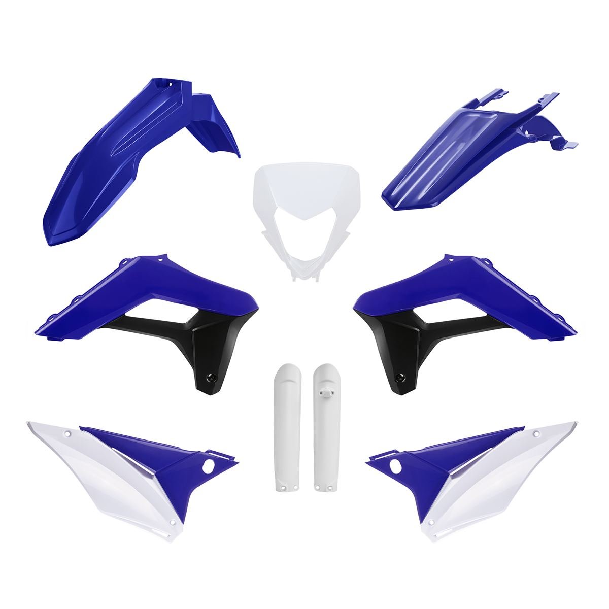 Polisport Plastik-Kit Full Sherco SE-R, SEF-R 24-, Blau/Weiß
