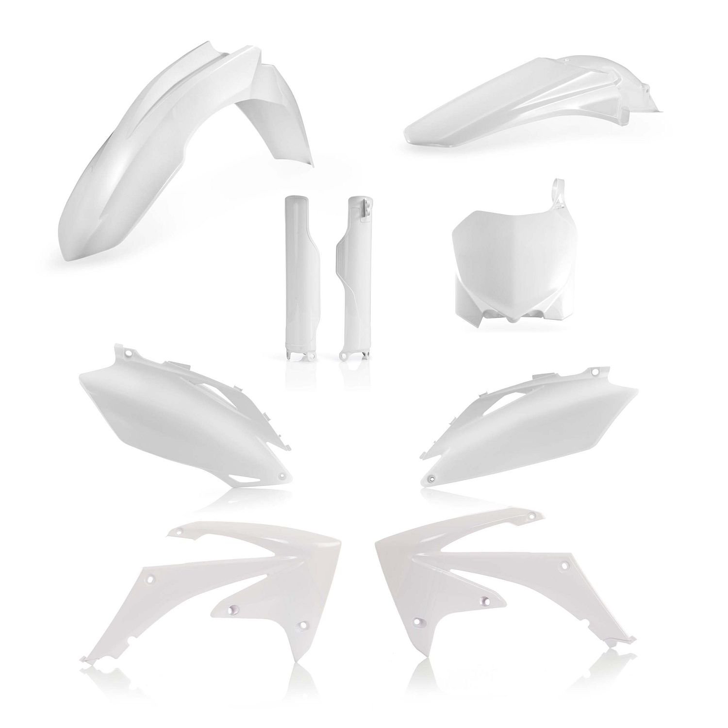 Acerbis Plastic Kit Full-Kit Honda CRF 250 10-13, CRF 450 09-12, White