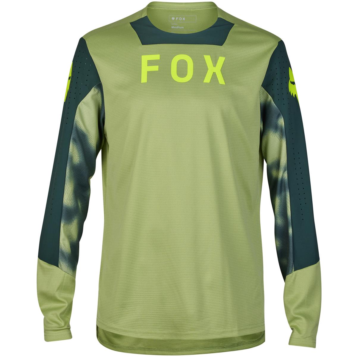 Fox Maillot VTT manches longues Defend Taunt - Pale Green
