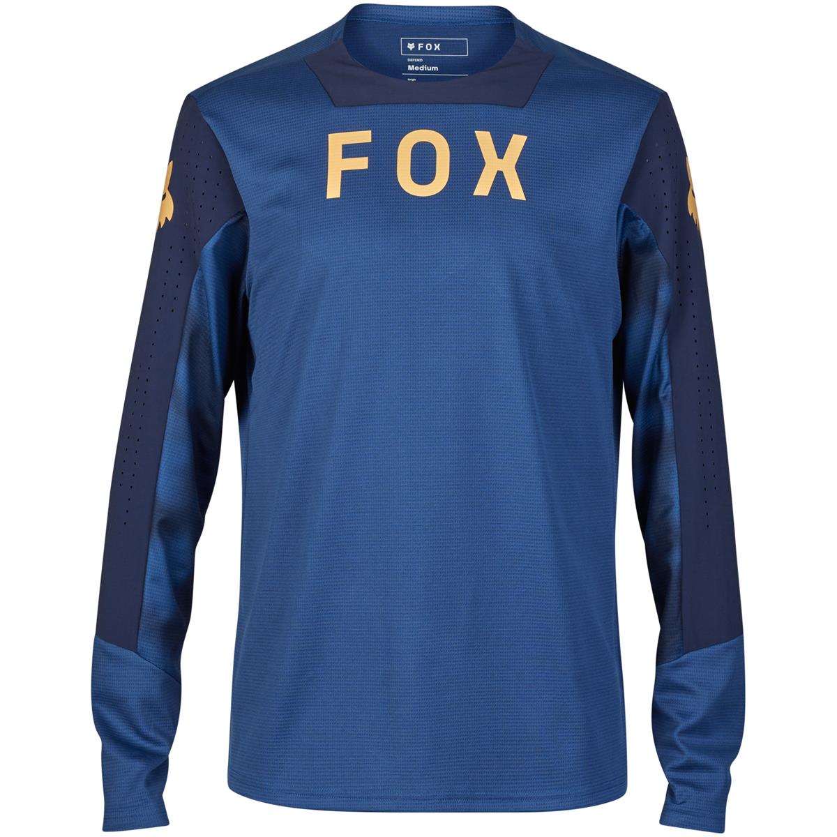 Fox MTB Jersey Long Sleeve Defend Taunt - Indigo