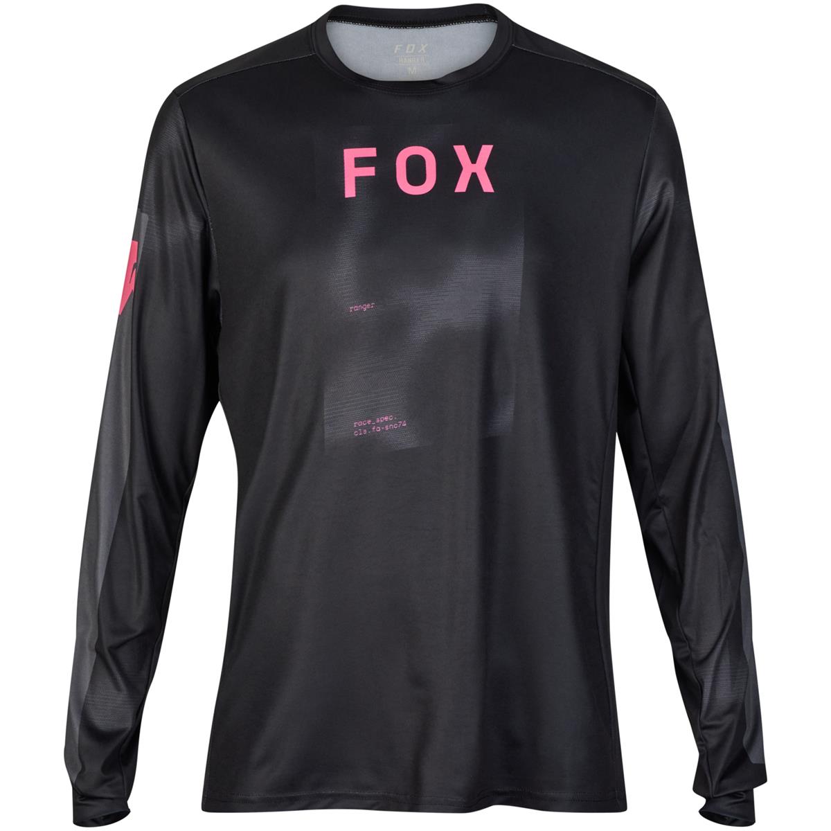 Fox MTB Jersey Long Sleeve Ranger Taunt - Black