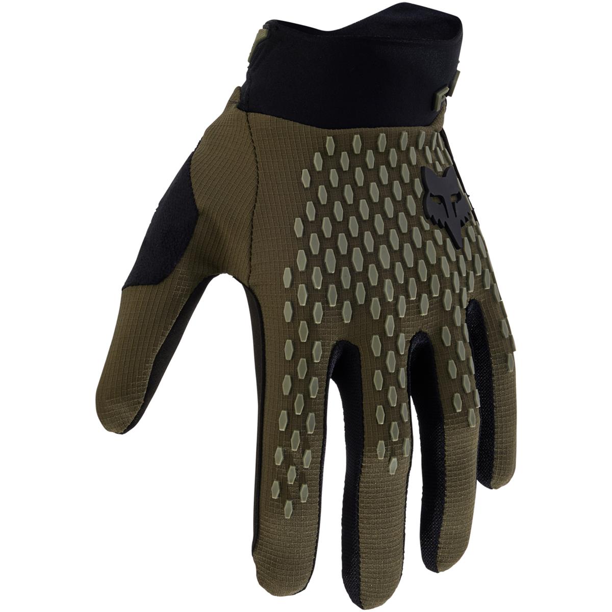 Fox MTB Gloves Defend Olive Green