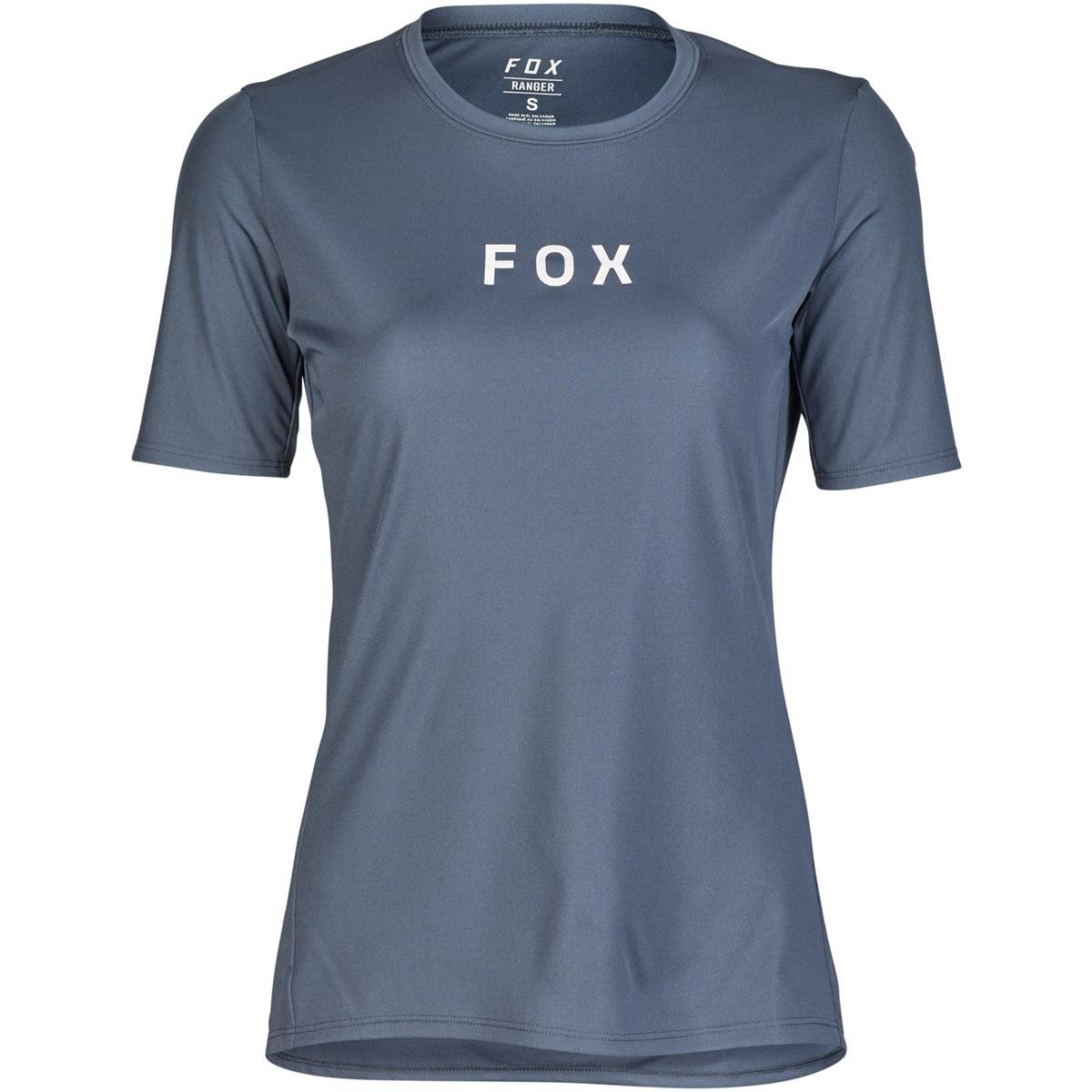 Fox Girls MTB Jersey Short Sleeve Ranger Wordmark - Graphite