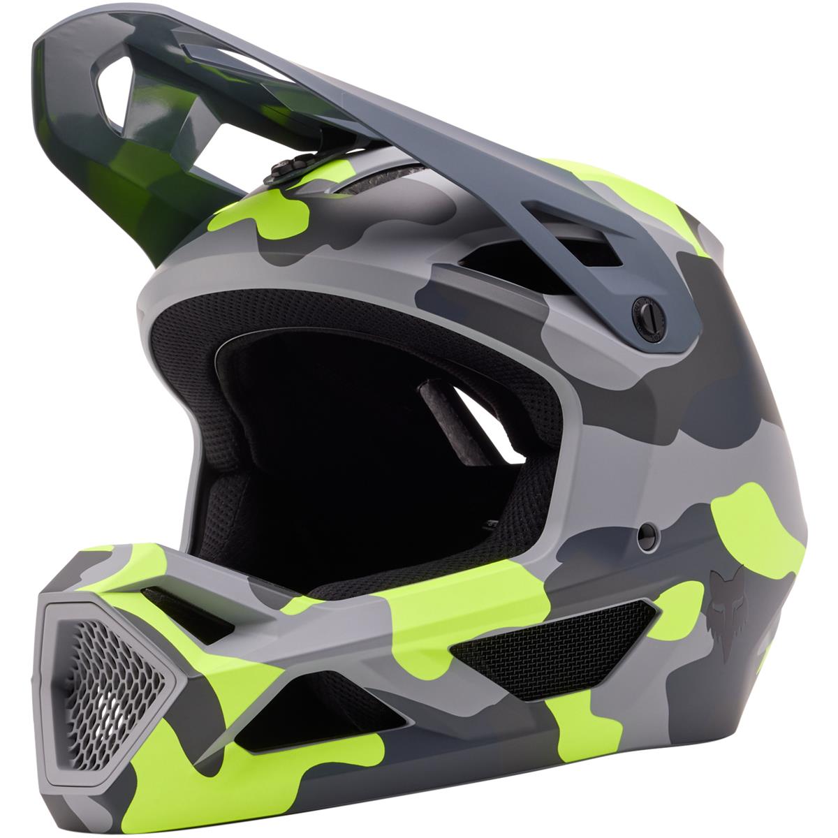 Fox Downhill MTB-Helm Rampage Camo - Weiß