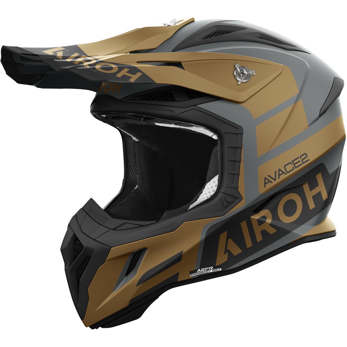 Airoh MX Helmet Aviator Ace 2 Sake - Gold Matt