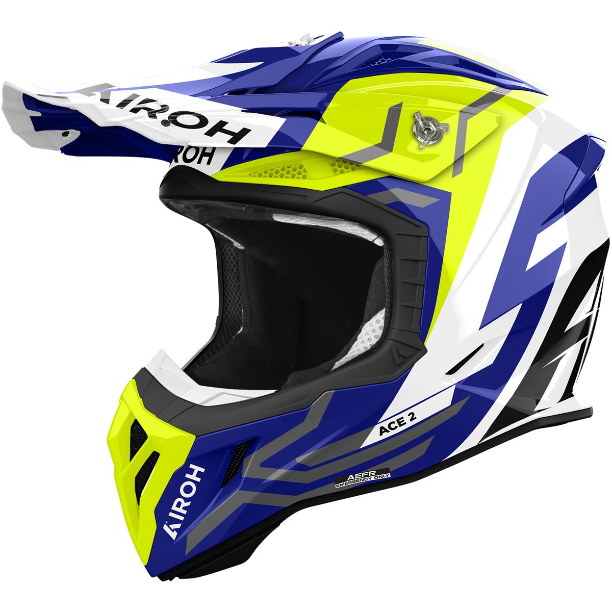 Airoh Motocross-Helm Aviator Ace 2 Ground - Gelb Gloss