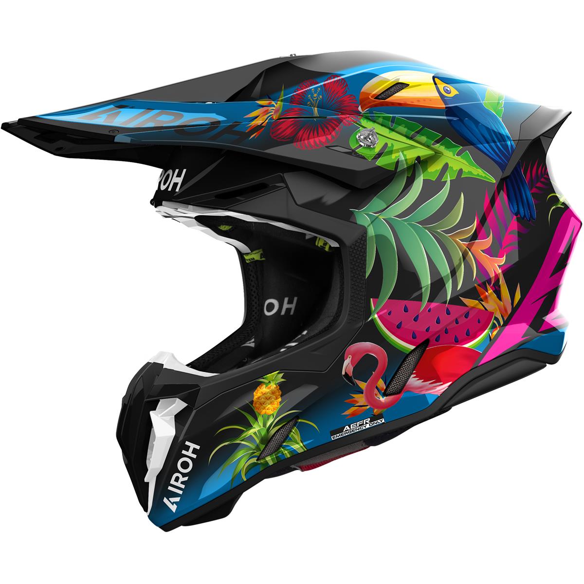 Airoh Motocross-Helm Twist 3 Amazonia Gloss