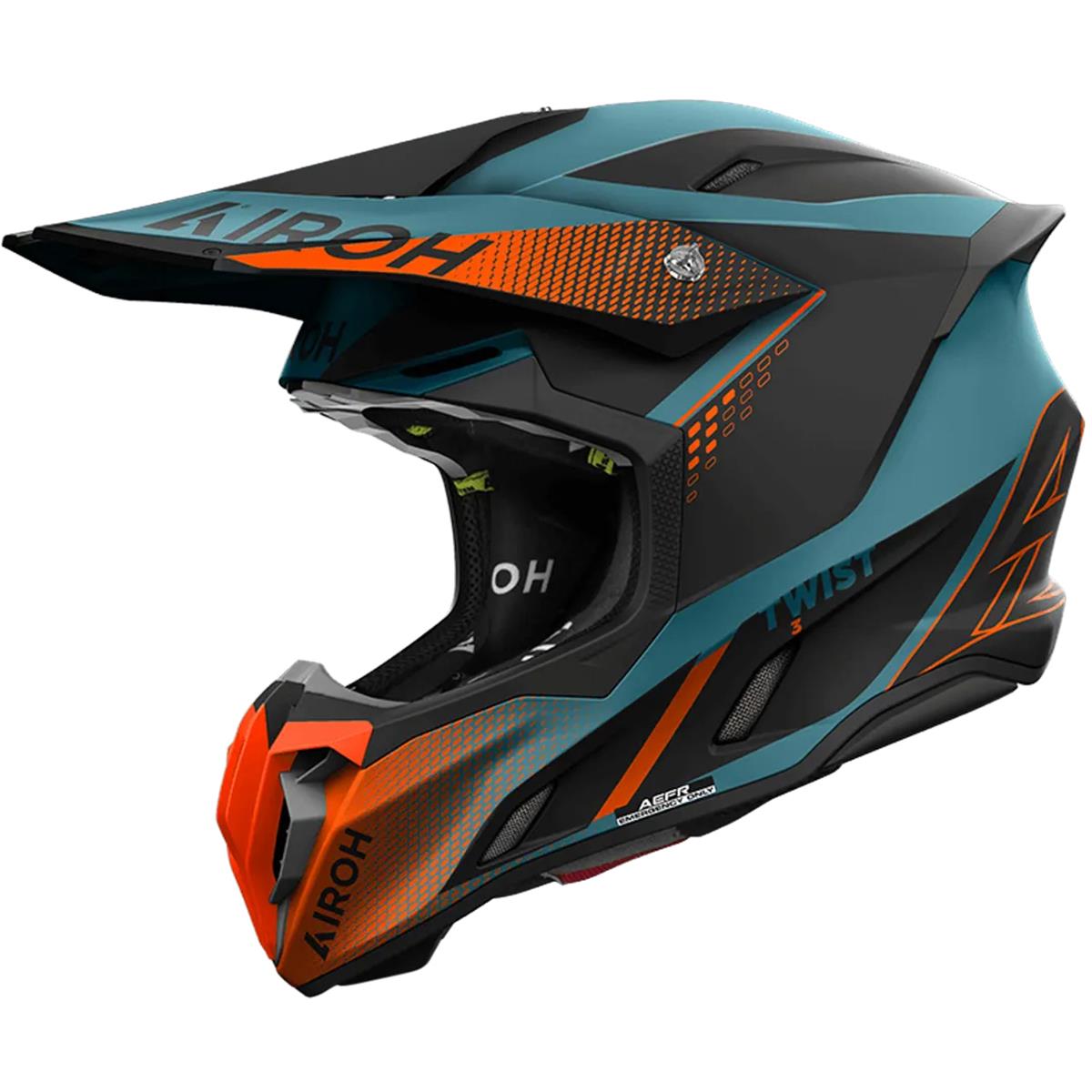 Airoh Motocross-Helm Twist 3 Shard - Orange Matt