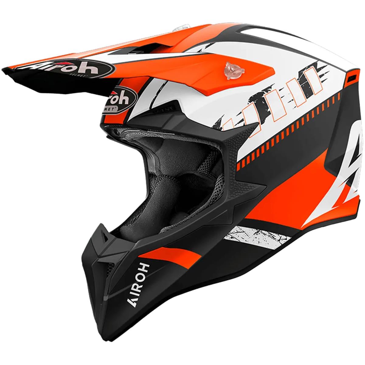 Airoh Motocross-Helm Wraap Feel - Orange Matt