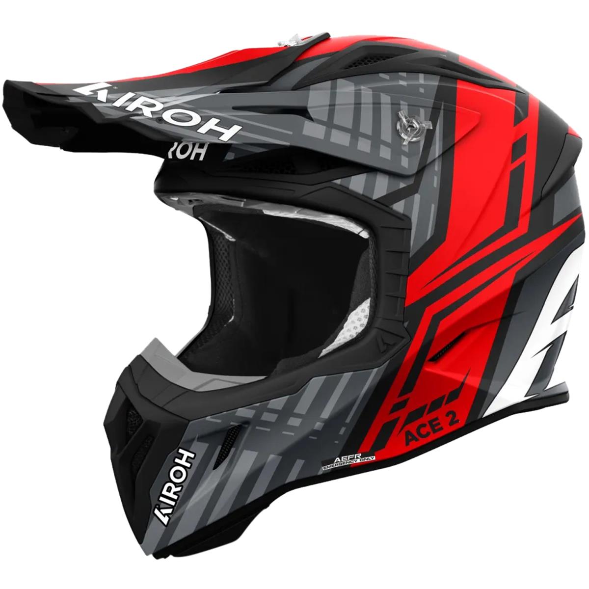 Airoh Motocross-Helm Aviator Ace 2 Proud - Rot Matt