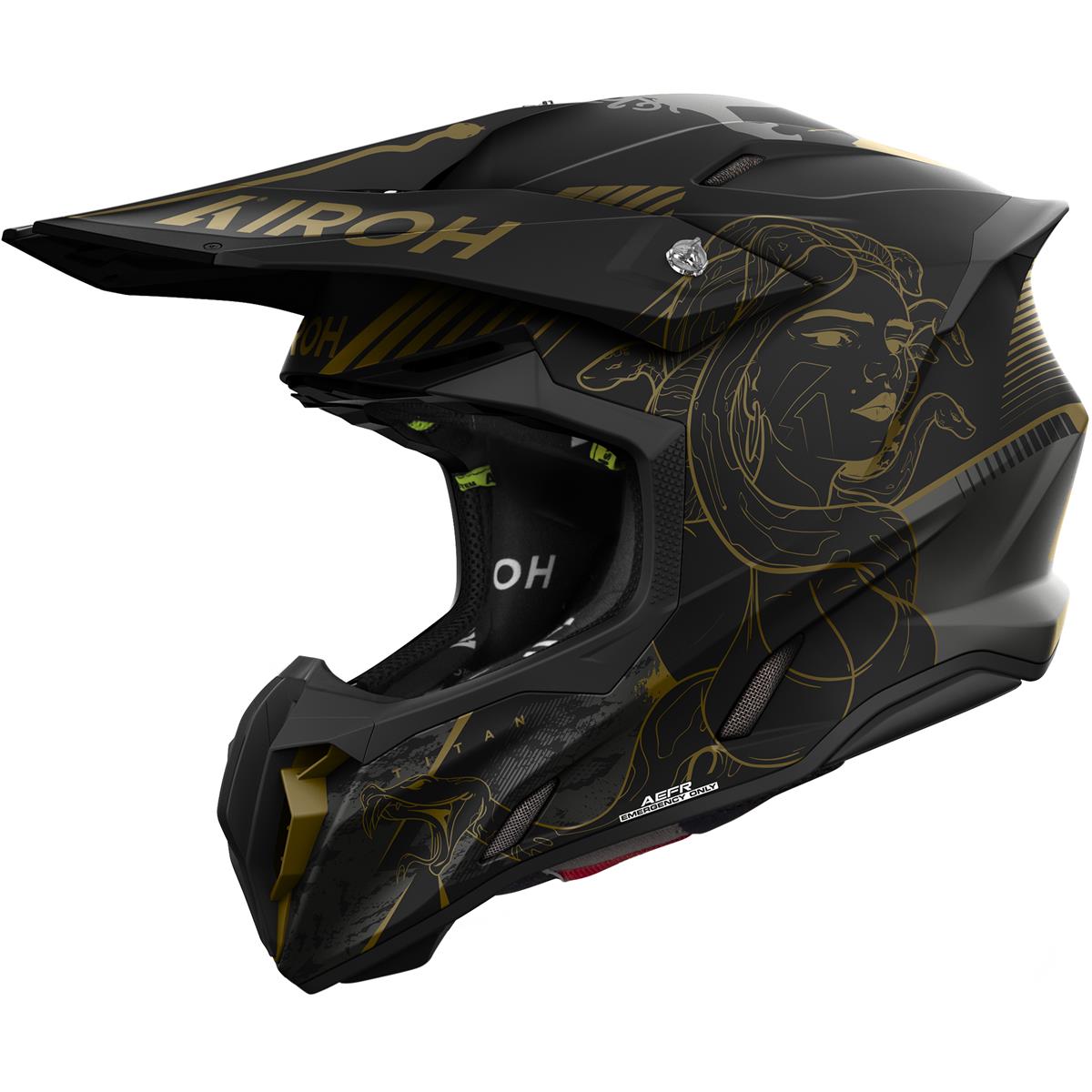 Airoh Motocross-Helm Twist 3 Titan Matt