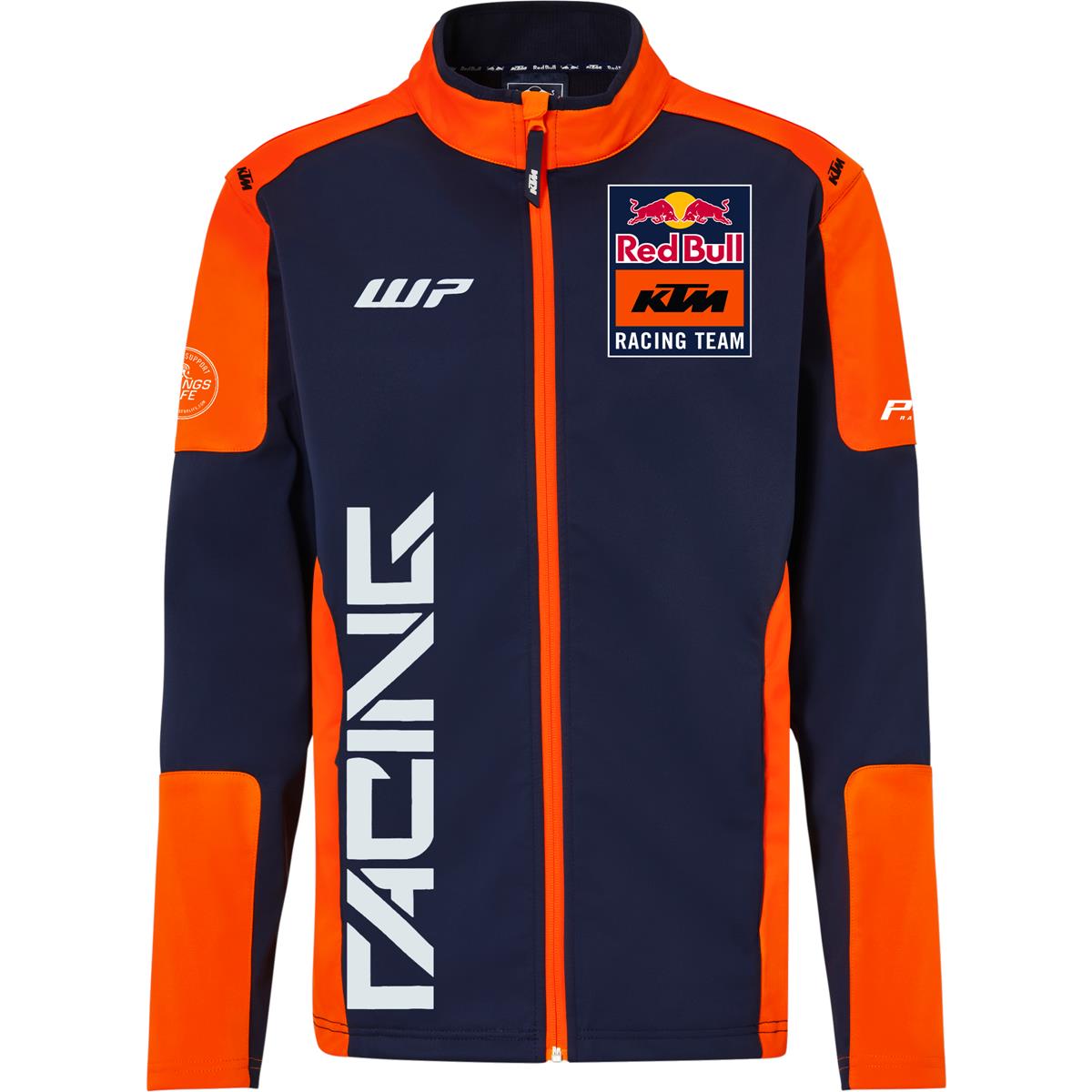 Red Bull Softshell Jacket KTM Official Teamline Replica - Navy/Orange