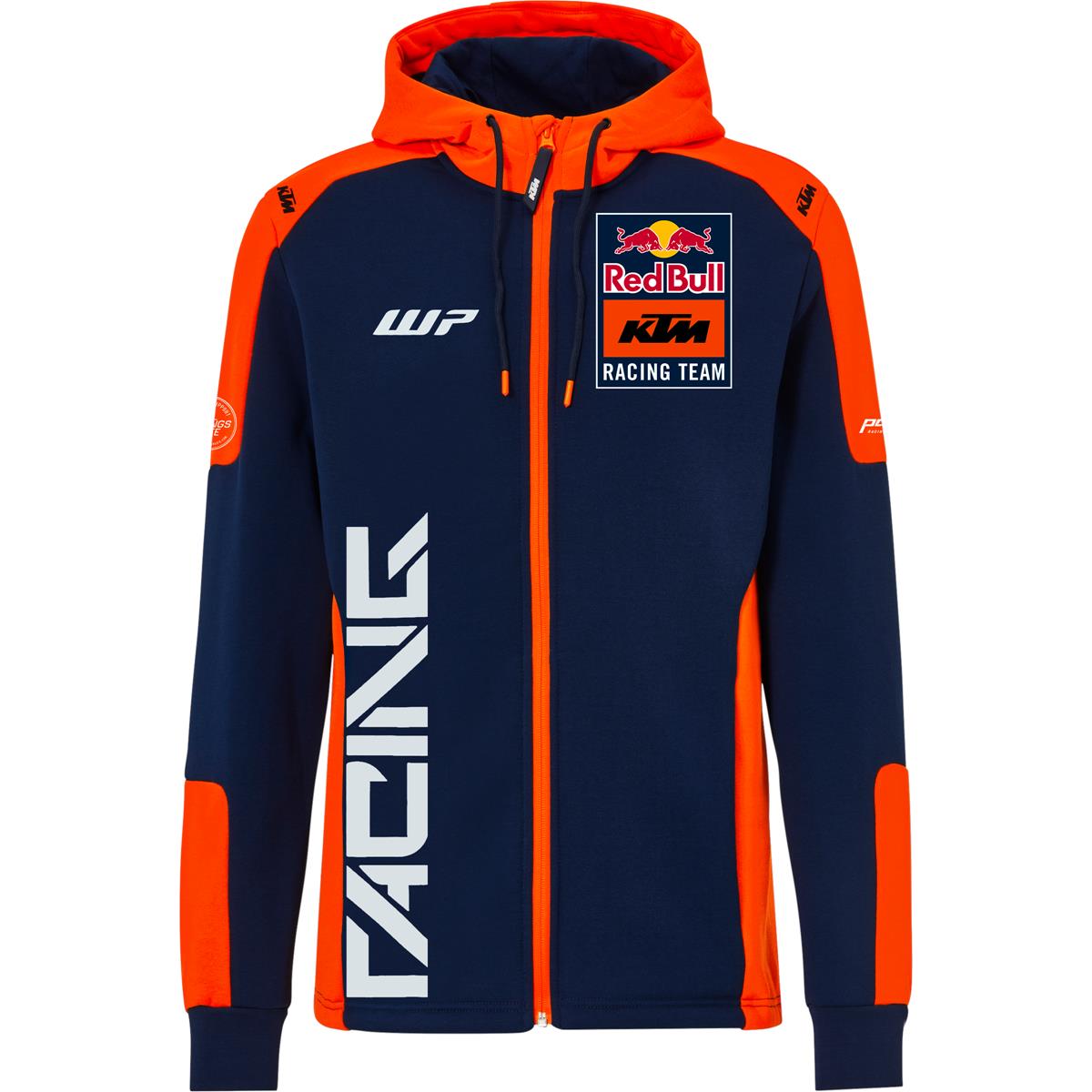 Red Bull Zip Hoodie KTM Official Teamline Replica - Navy/Orange