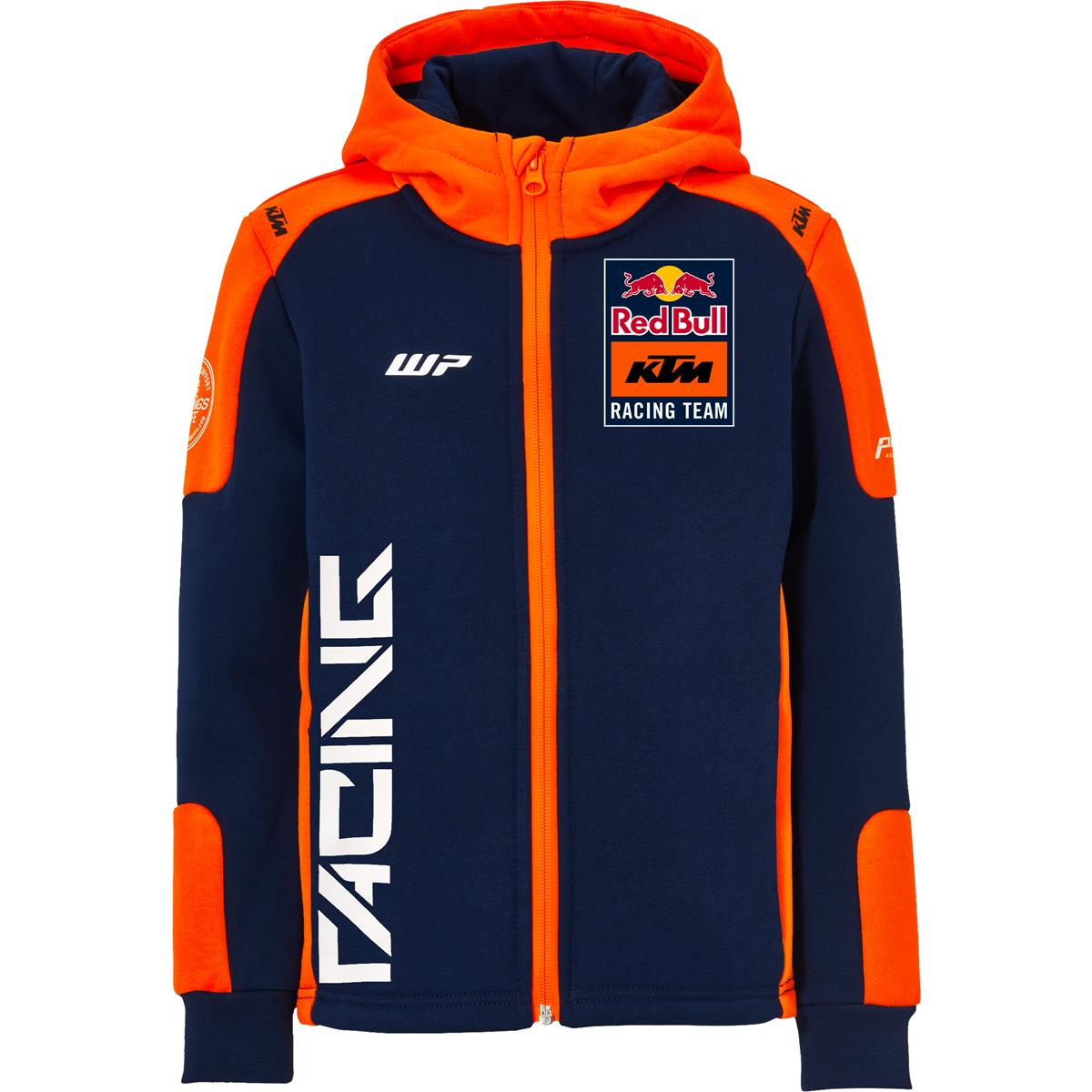 Red Bull Kids Zip-Hoodie KTM Official Teamline Replica - Navy/Orange