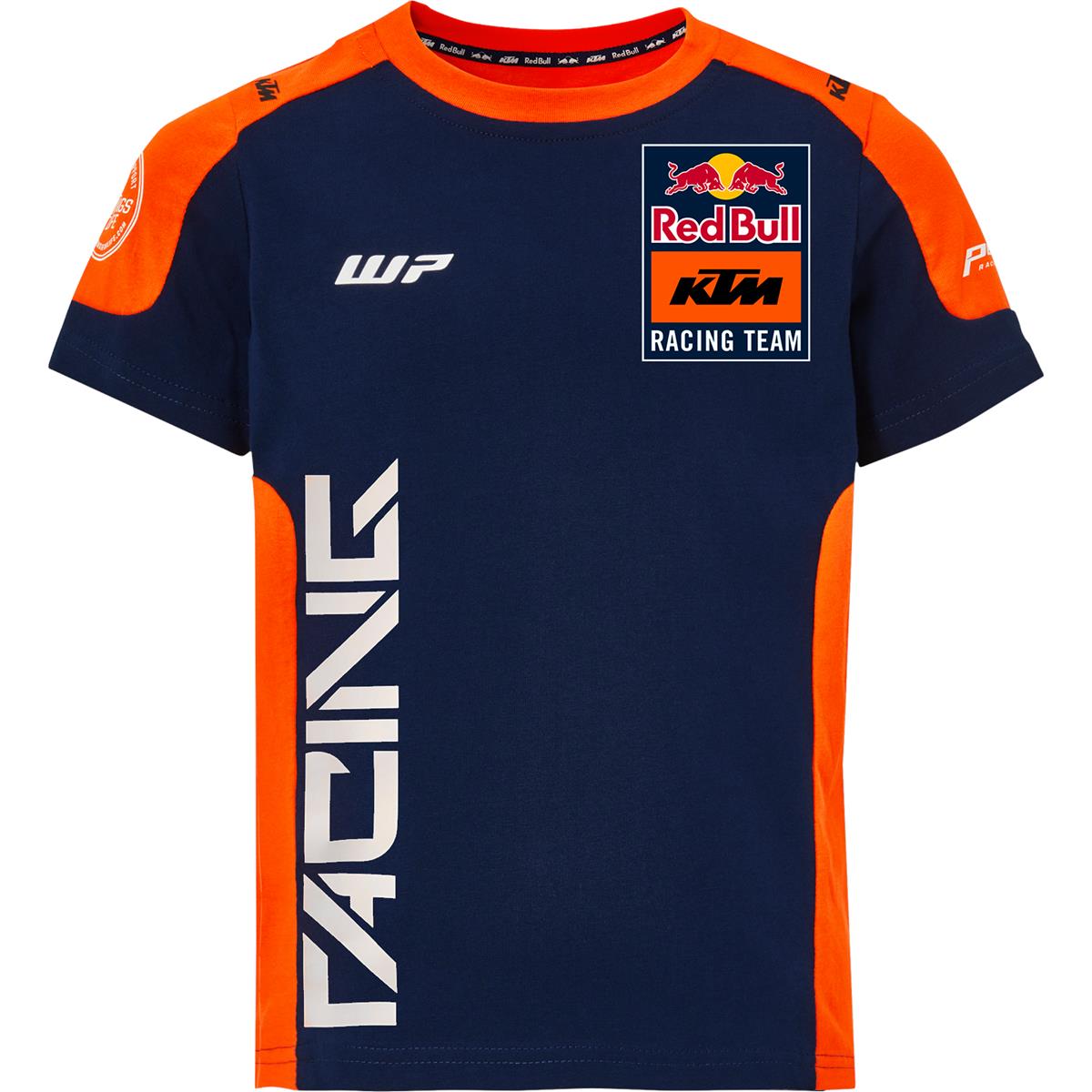 Red Bull Kids T-Shirt KTM Official Teamline Replica - Navy/Orange