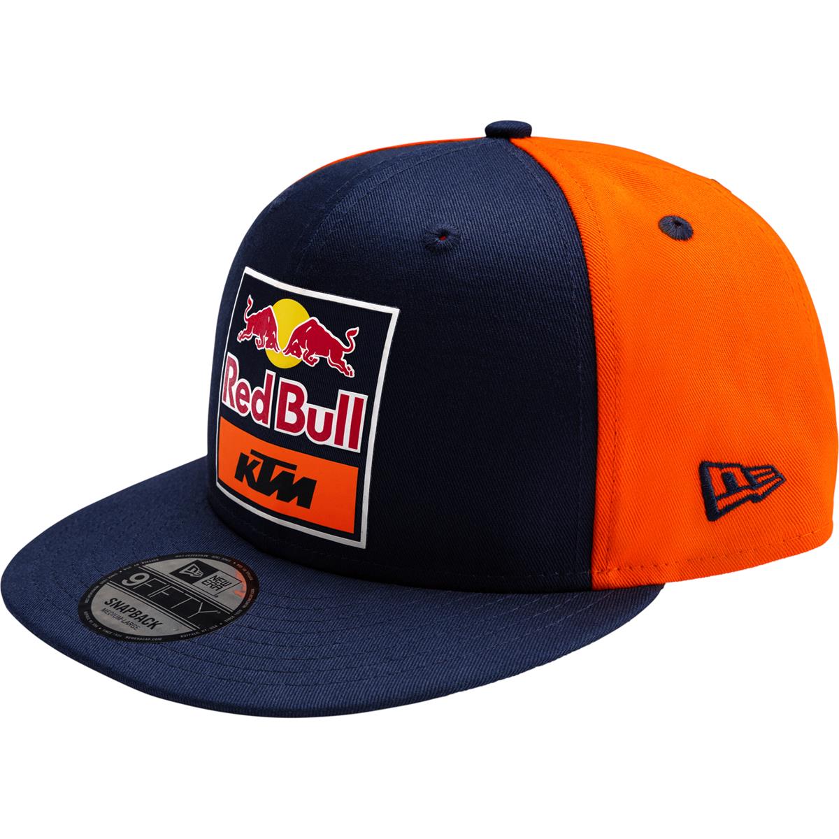 Red Bull Snapback Cap KTM Official Teamline Replica - Flat - Navy/Orange