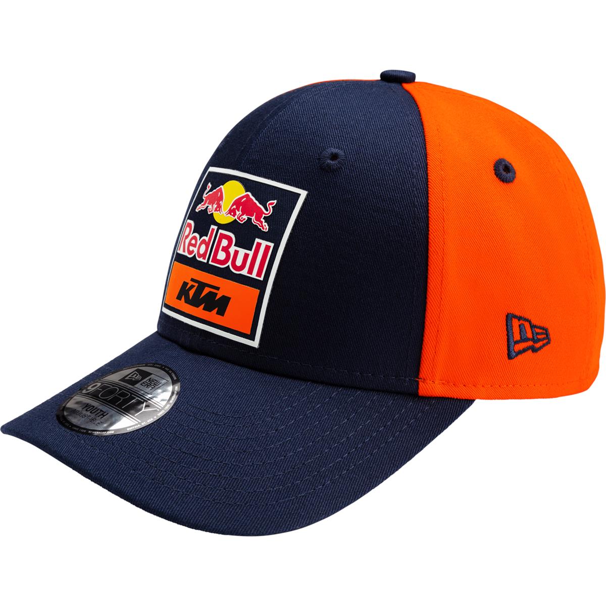 Red Bull Kids Snapback Cap KTM Official Teamline Replica - Curved - Navy/Orange