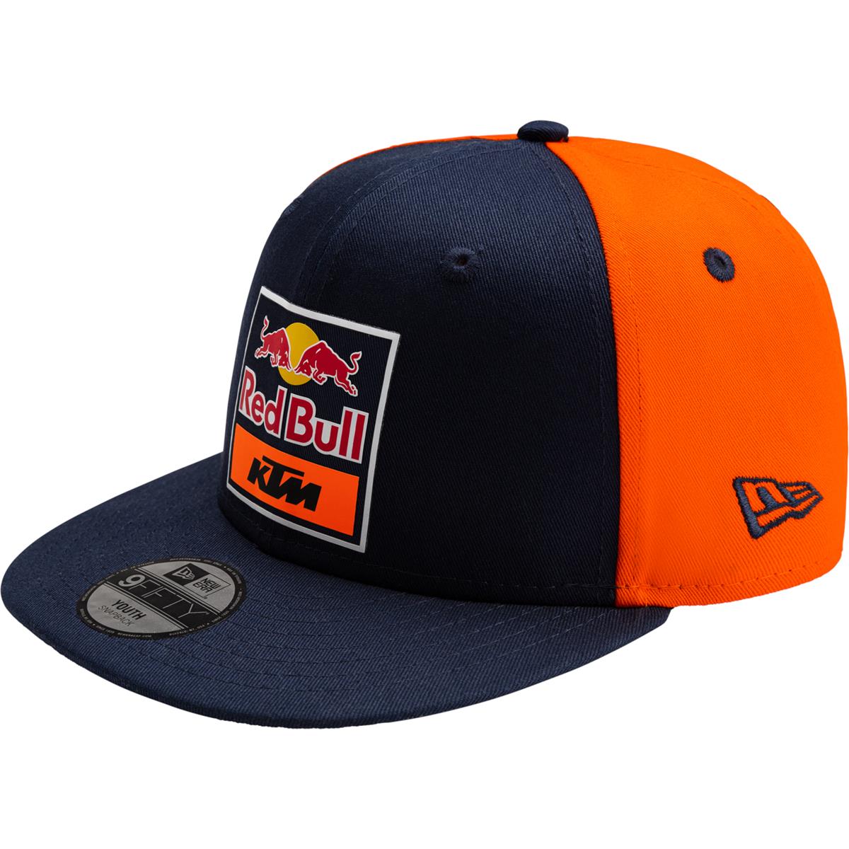 Red Bull Bimbo Cappellino Snapback KTM Official Teamline Replica - lat - Navy/Arancione