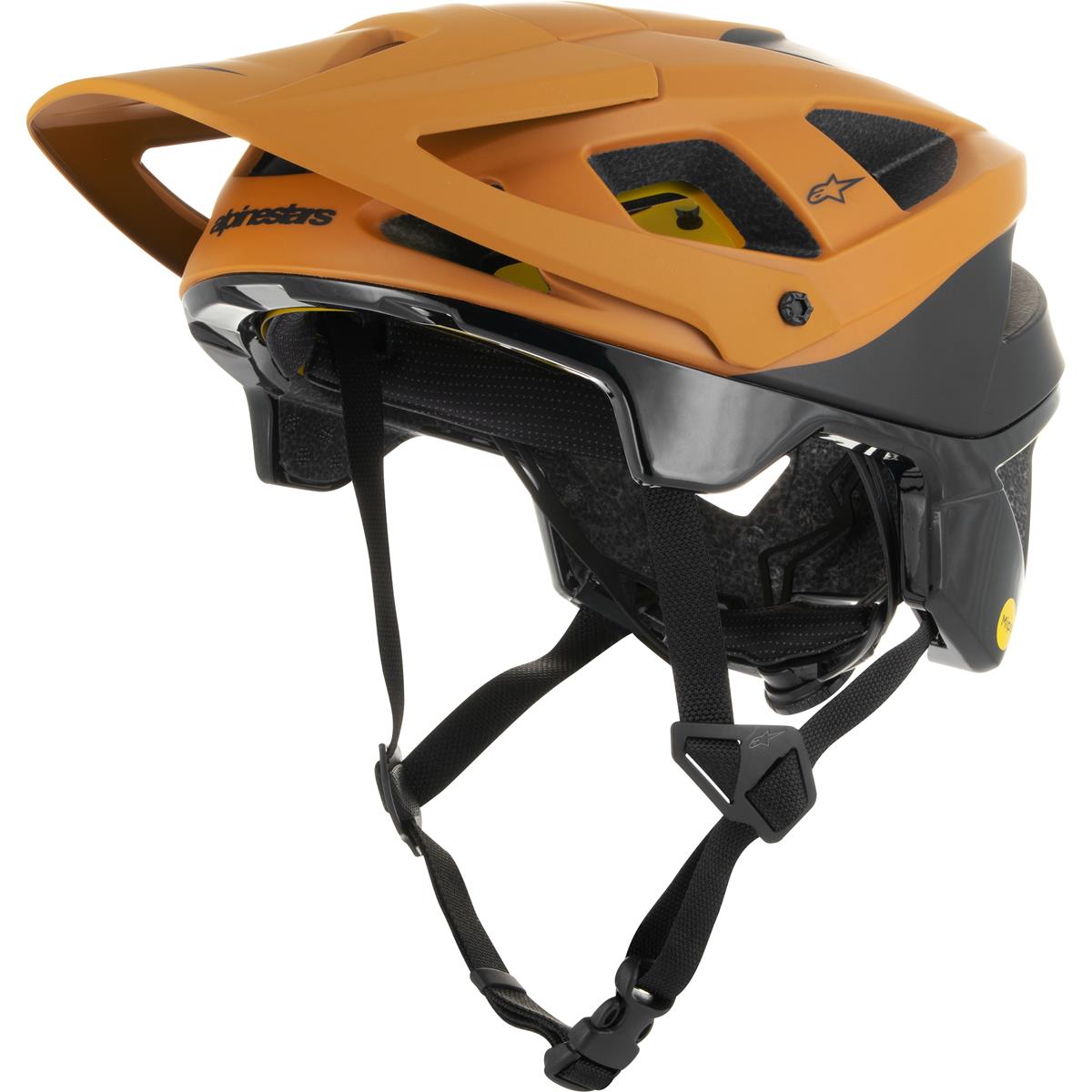 Alpinestars Enduro MTB-Helm Vector Tech Zeal - Schwarz/Dunkel Gold M&G