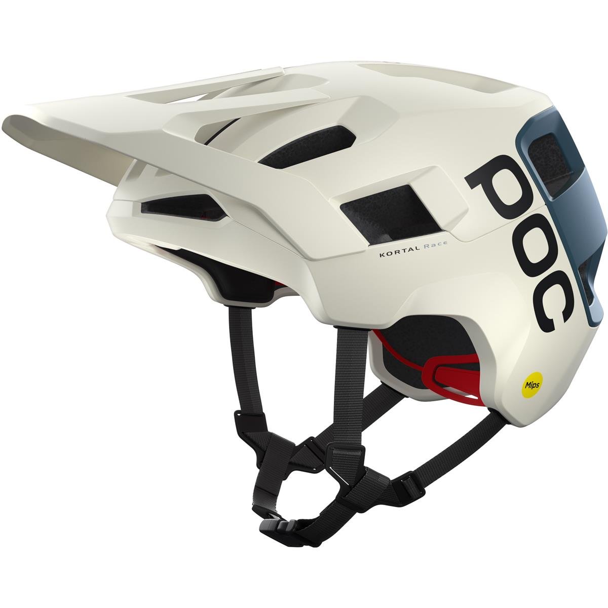POC Enduro MTB-Helm Kortal Race MIPS Selentine Off-White/Calcite Blue Matt