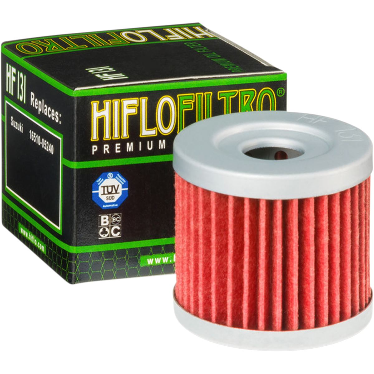 HIFLO Filtro Olio HF 131 YCF Pilot 125 22-, SM 125 22-, BIGY 125 MX 22, ZS 155 Motoren