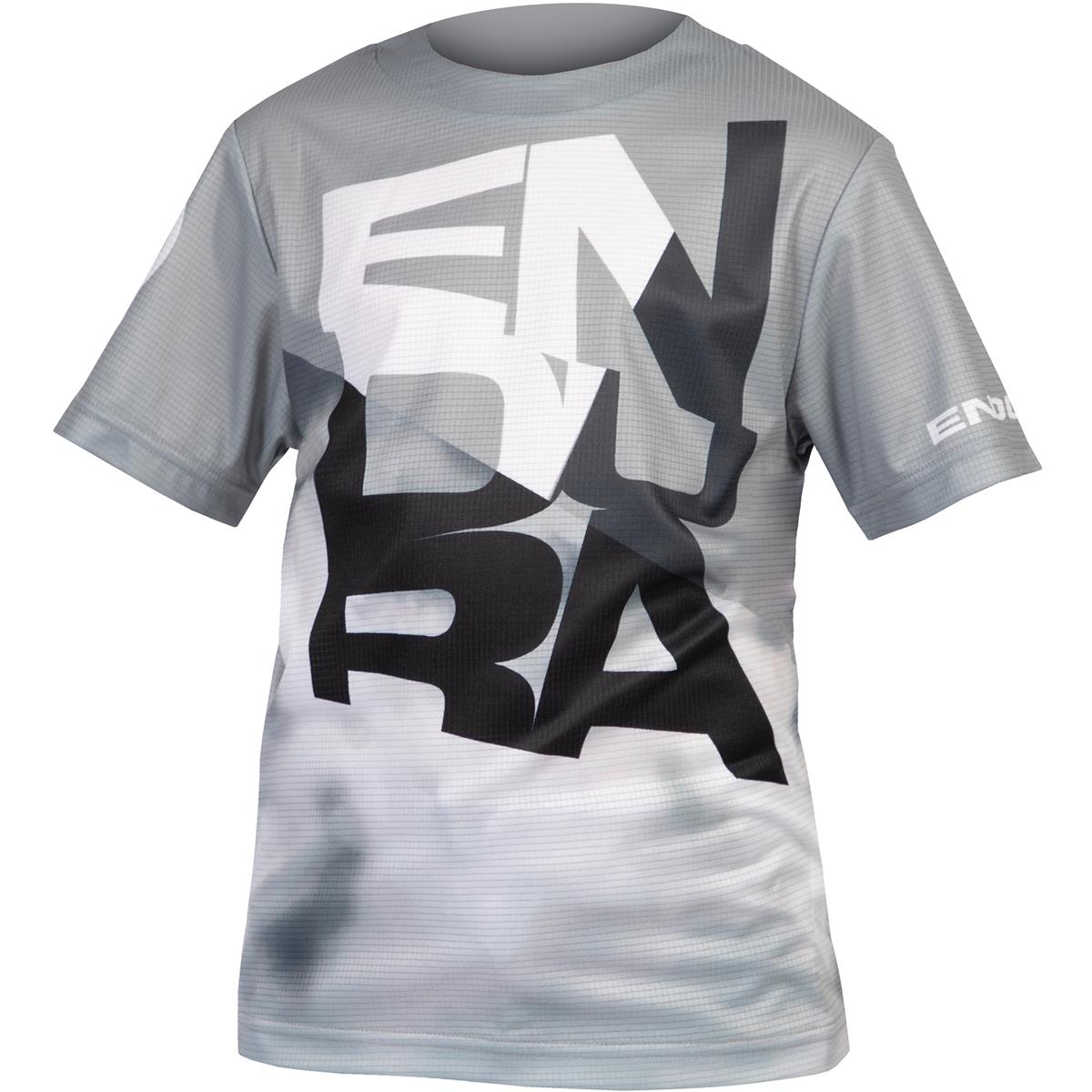 Endura Kids MTB Jersey Short Sleeve SingleTrack Core Dreich Gray