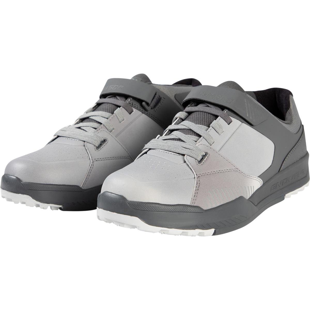 Endura MTB Shoes MT500 Burner Clip Dreich Gray