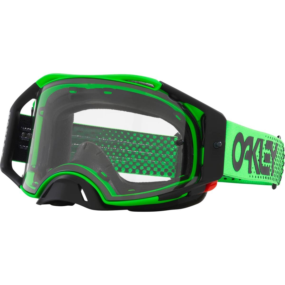 Oakley Goggle Airbrake MX Moto Green - Clear