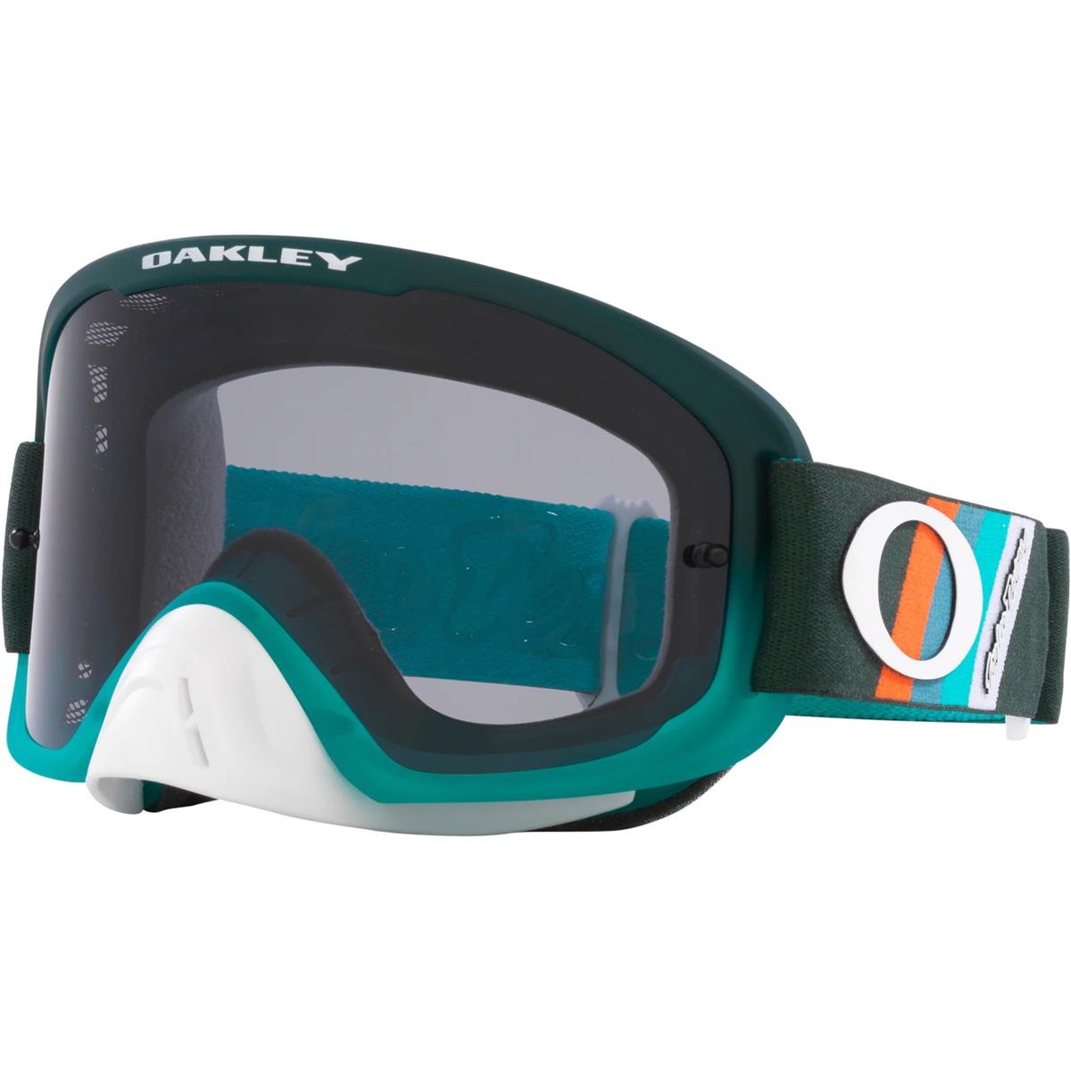 Oakley Goggle O Frame 2.0 Pro MTB TLD Hunter Green Stripes - Dark Gray