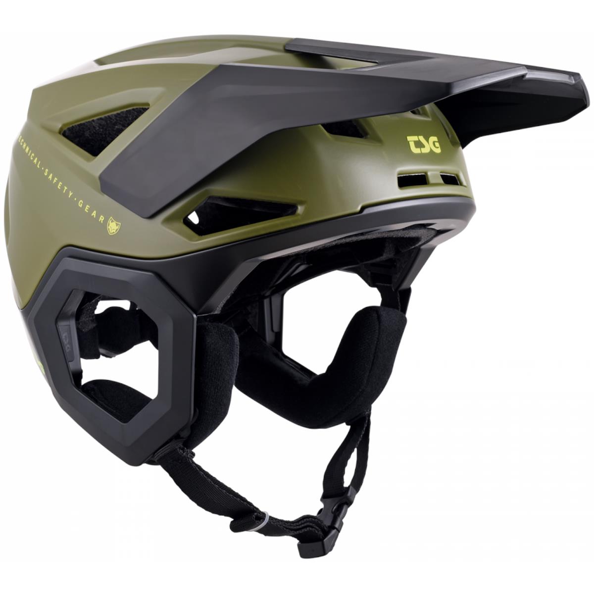 TSG Enduro MTB-Helm Prevention Solid Color - Satin Olive