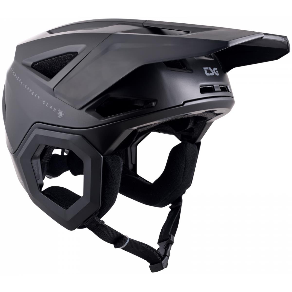 TSG Enduro MTB-Helm Prevention MIPS Solid Color - Satin Black