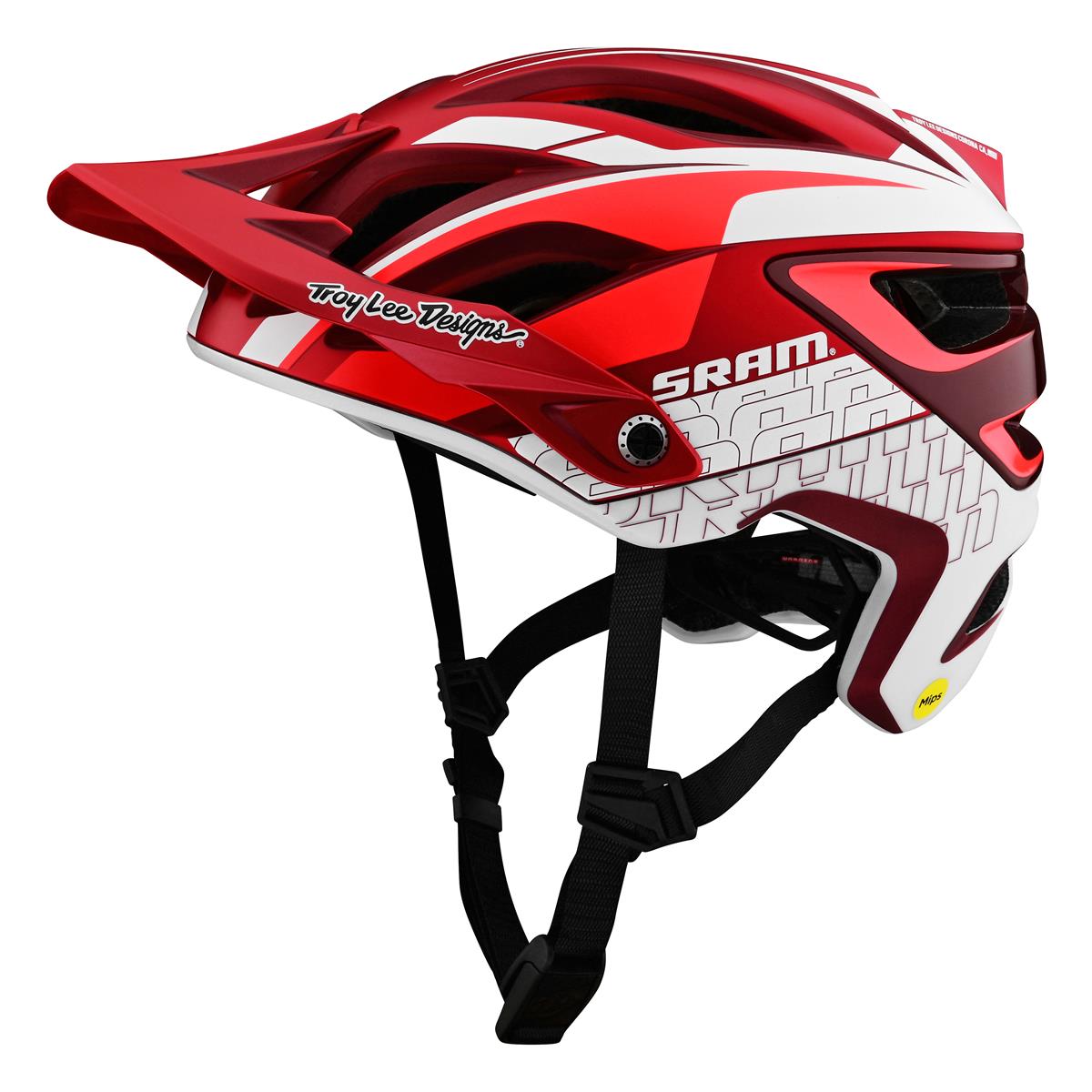 Troy Lee Designs Enduro MTB-Helm A3 MIPS Sram - Rot