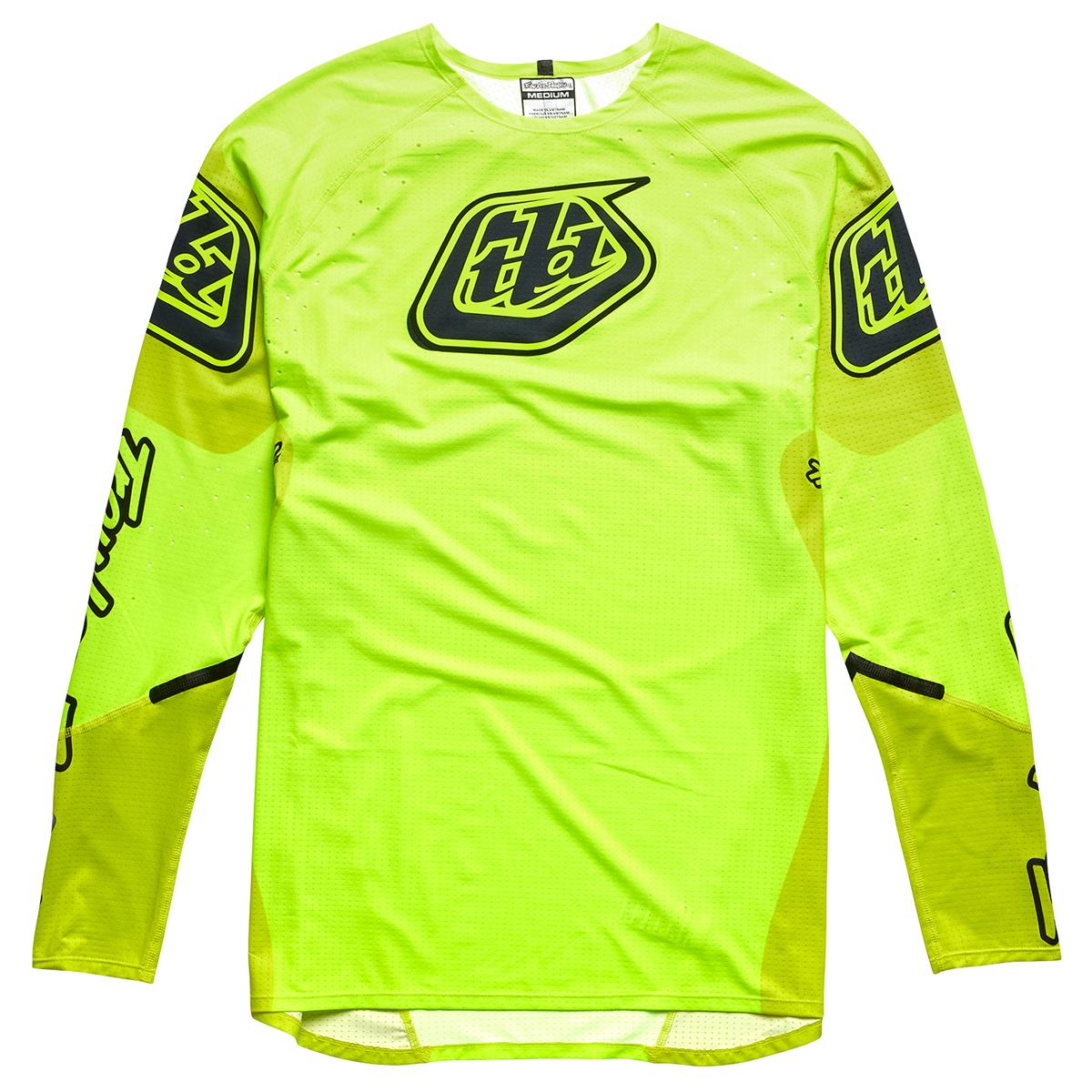 Troy Lee Designs MTB Jersey Long Sleeve Sprint Ultra Sequence - Flo Yellow