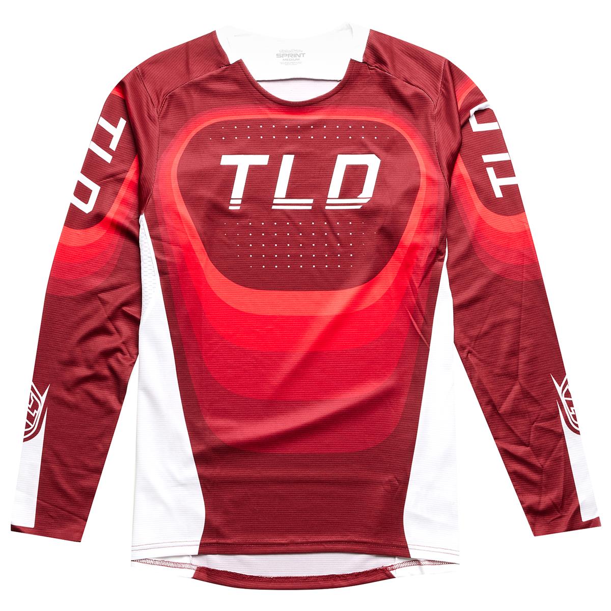 Troy Lee Designs Maillot VTT manches longues Sprint Reverb - Race Red