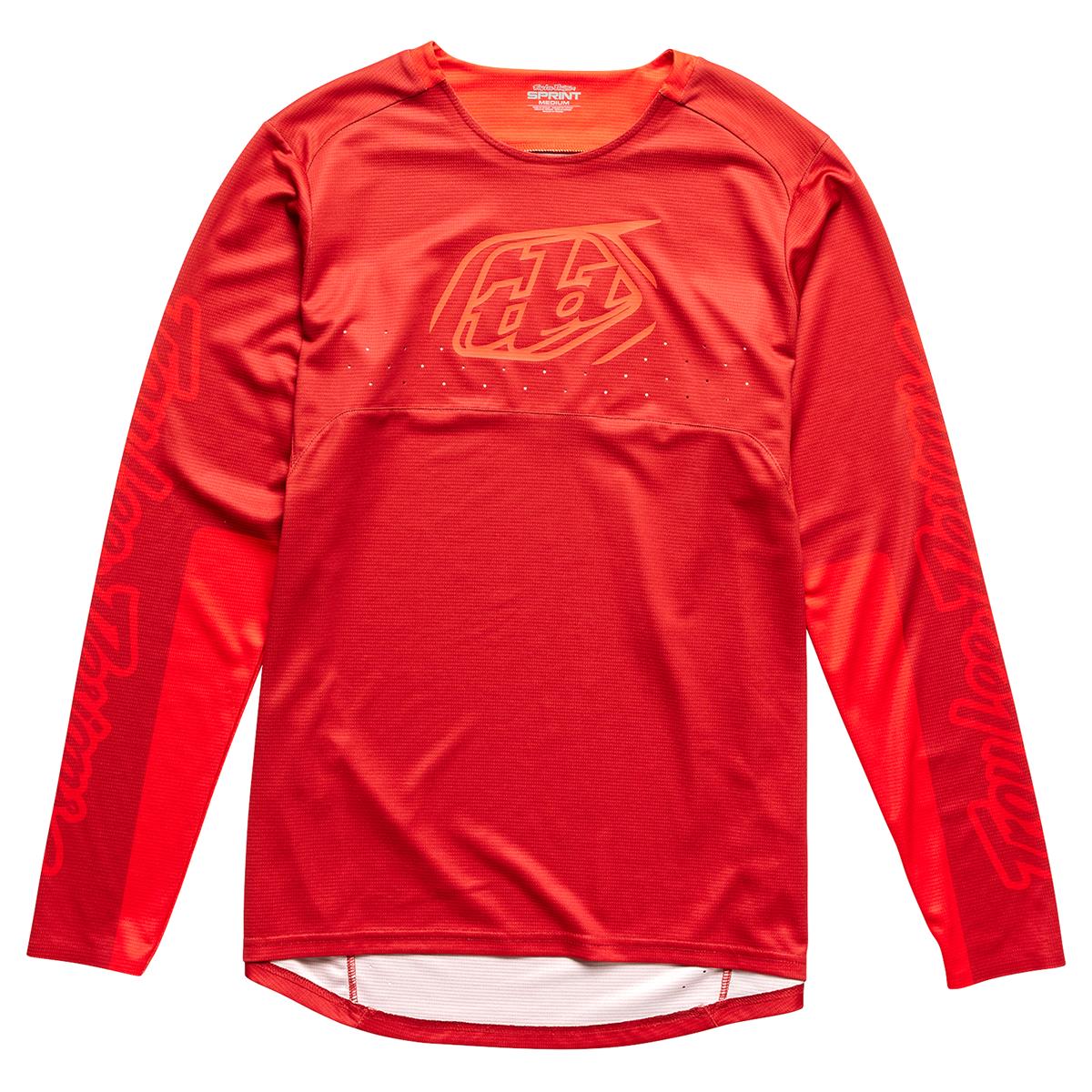 Troy Lee Designs Maillot VTT manches longues Sprint Icon - Fire Orange
