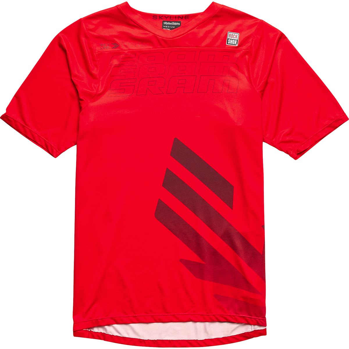 Troy Lee Designs Maillot VTT manches courtes Skyline Sram - Eagle One Fiery Red