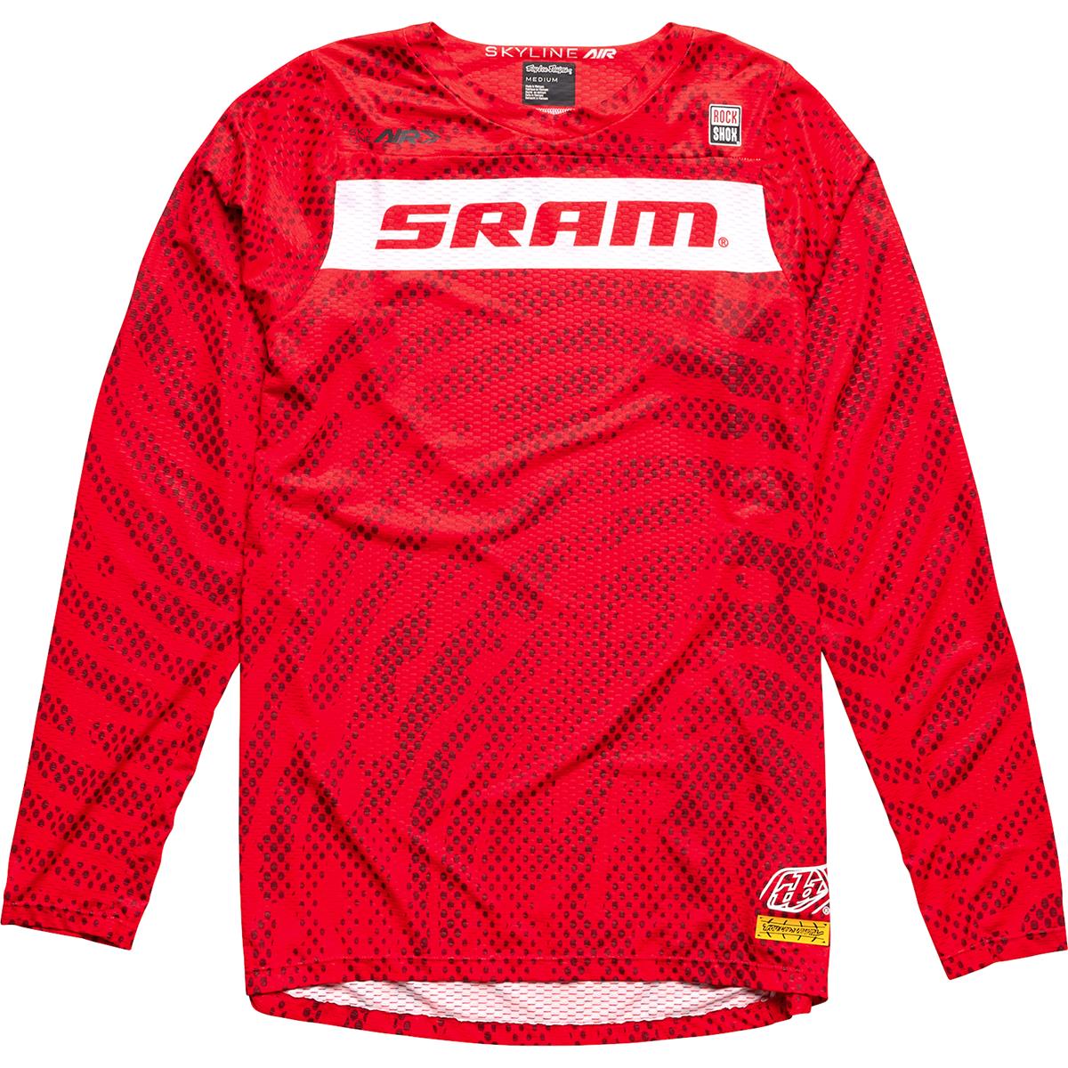 Troy Lee Designs Maglia MTB manica lunga Skyline Air Sram - Roots Fiery Red